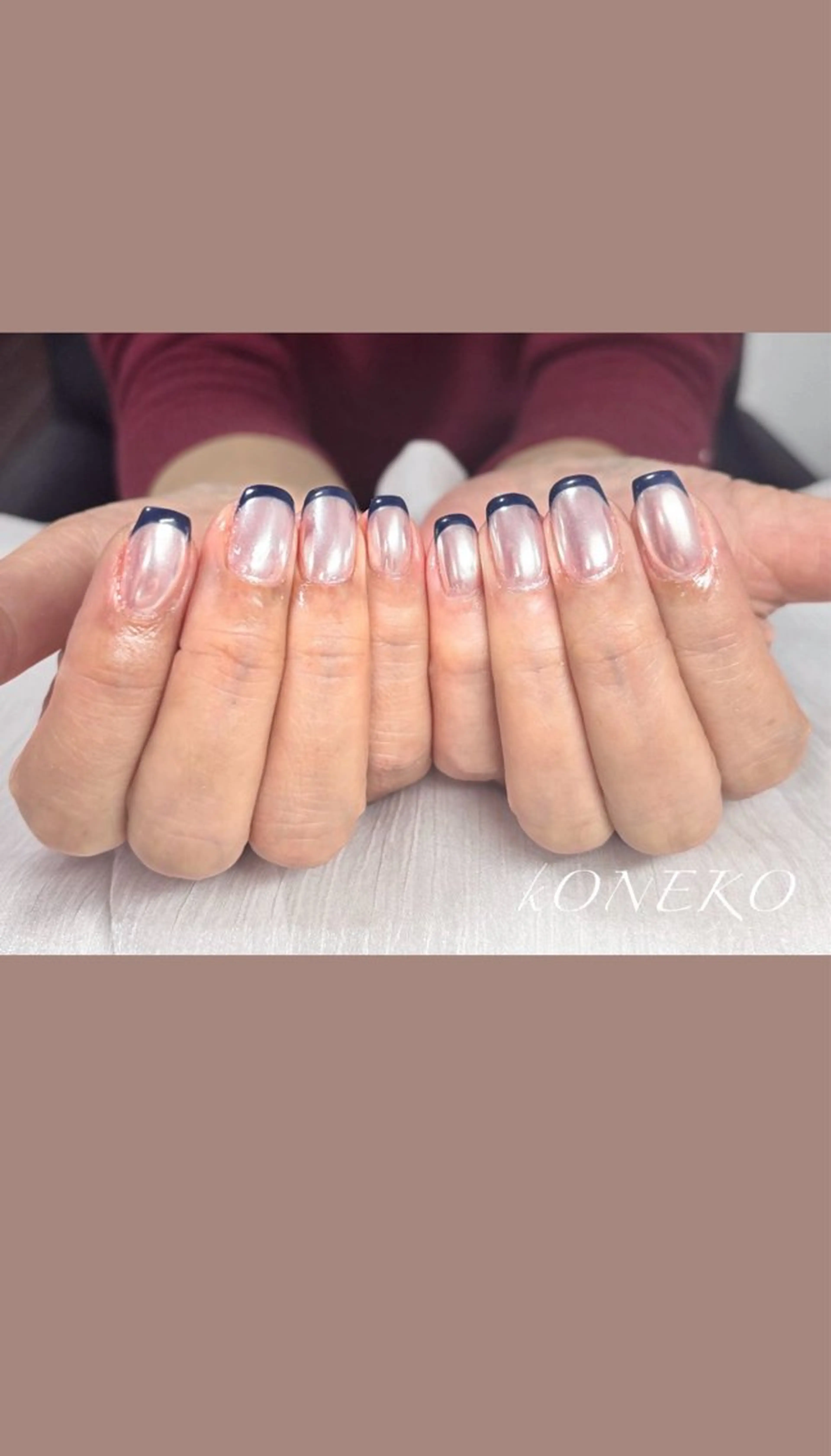 ネイル コネコネイルサロン モデル用のネイルデザイン