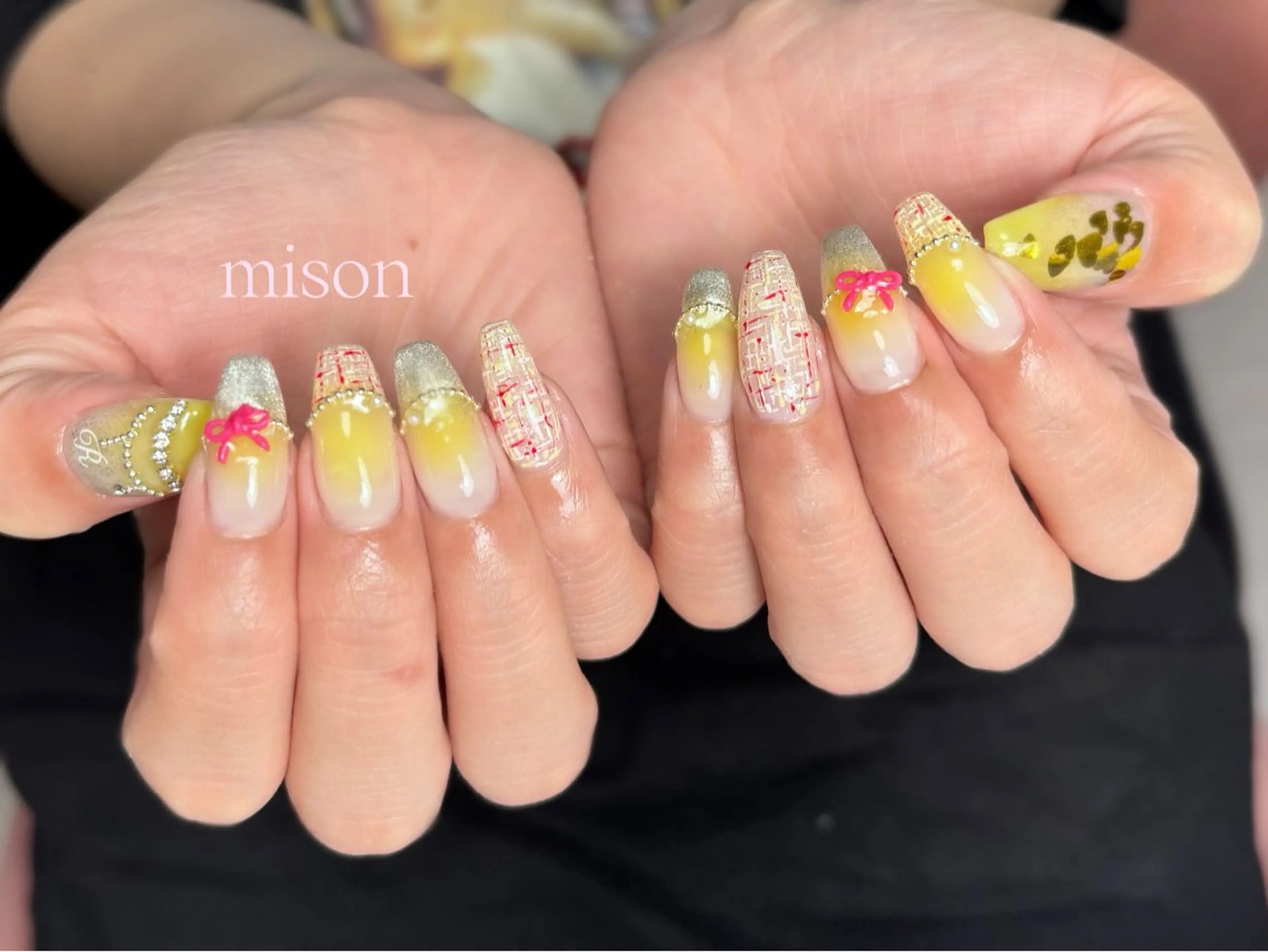 ネイル 持ち込み mison所属・mison 安形友花のネイルデザイン