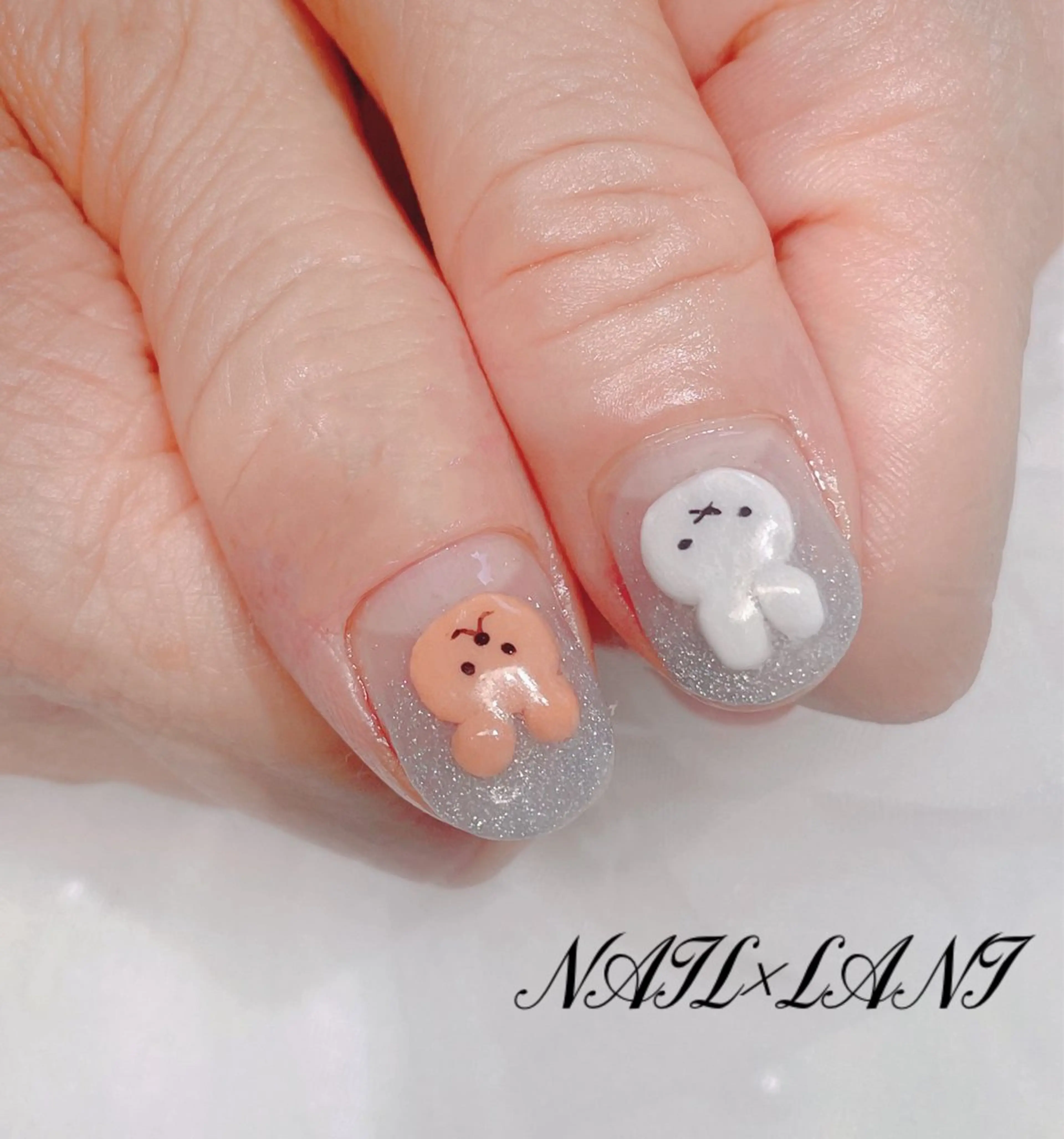 ネイル フットネイル ジェルネイル マグネットネイル パラジェル 一之瀬 柚季のネイルデザイン