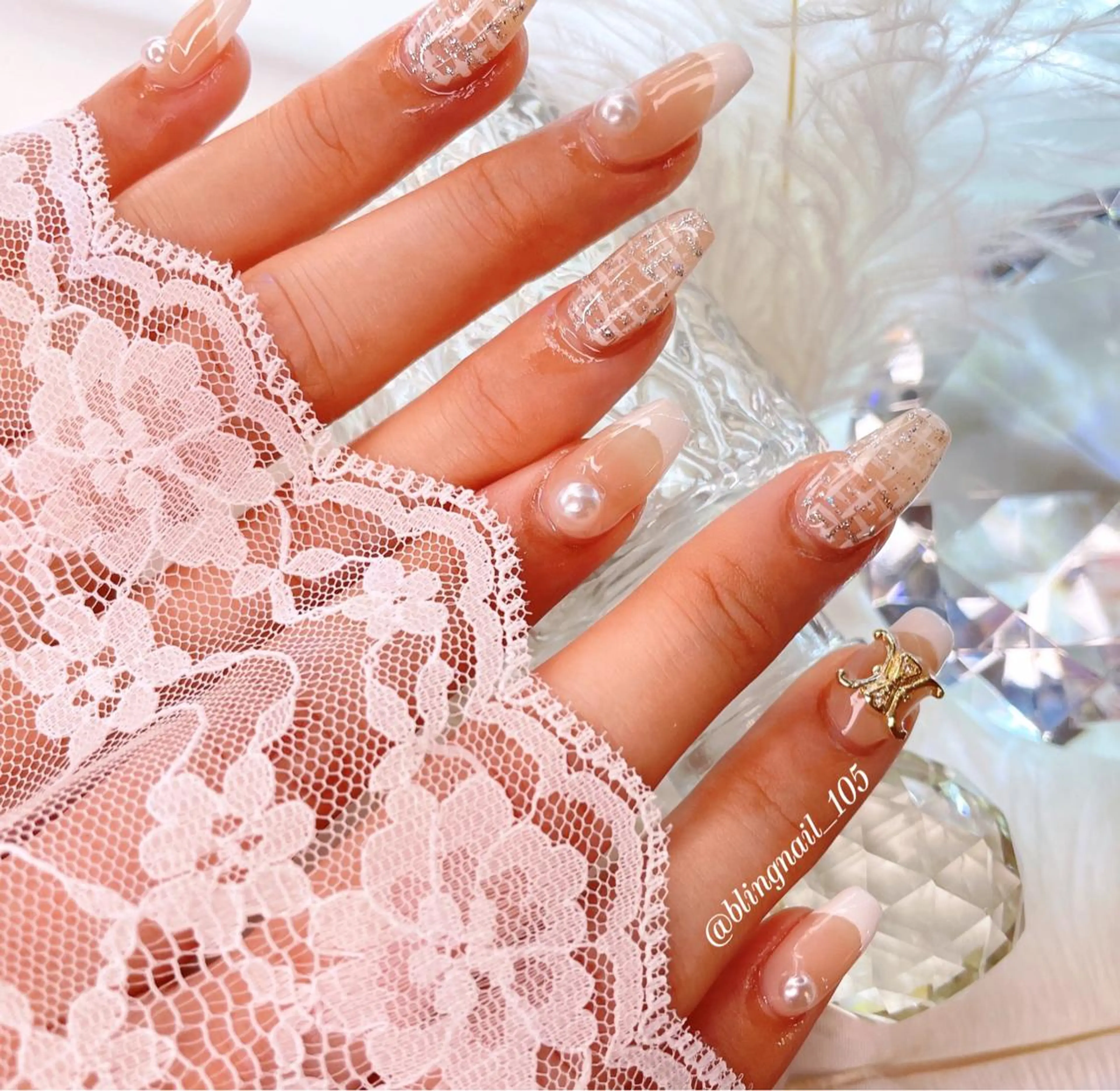 ネイル 23時まで❤︎韓国、 ワンホンネイルのネイルデザイン