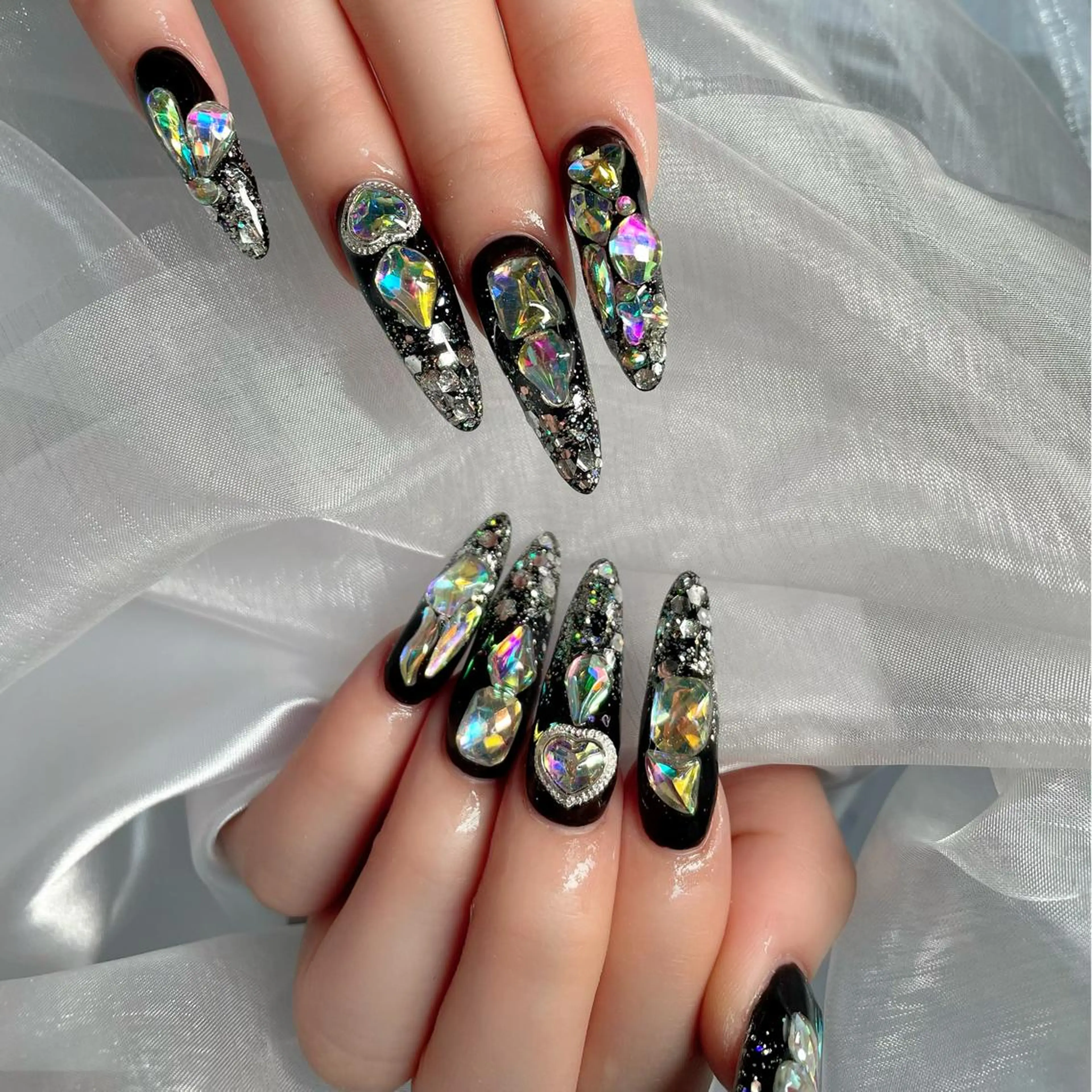 ロング ネイル 下妻ネイルサロン/ パラジェルのネイルデザイン