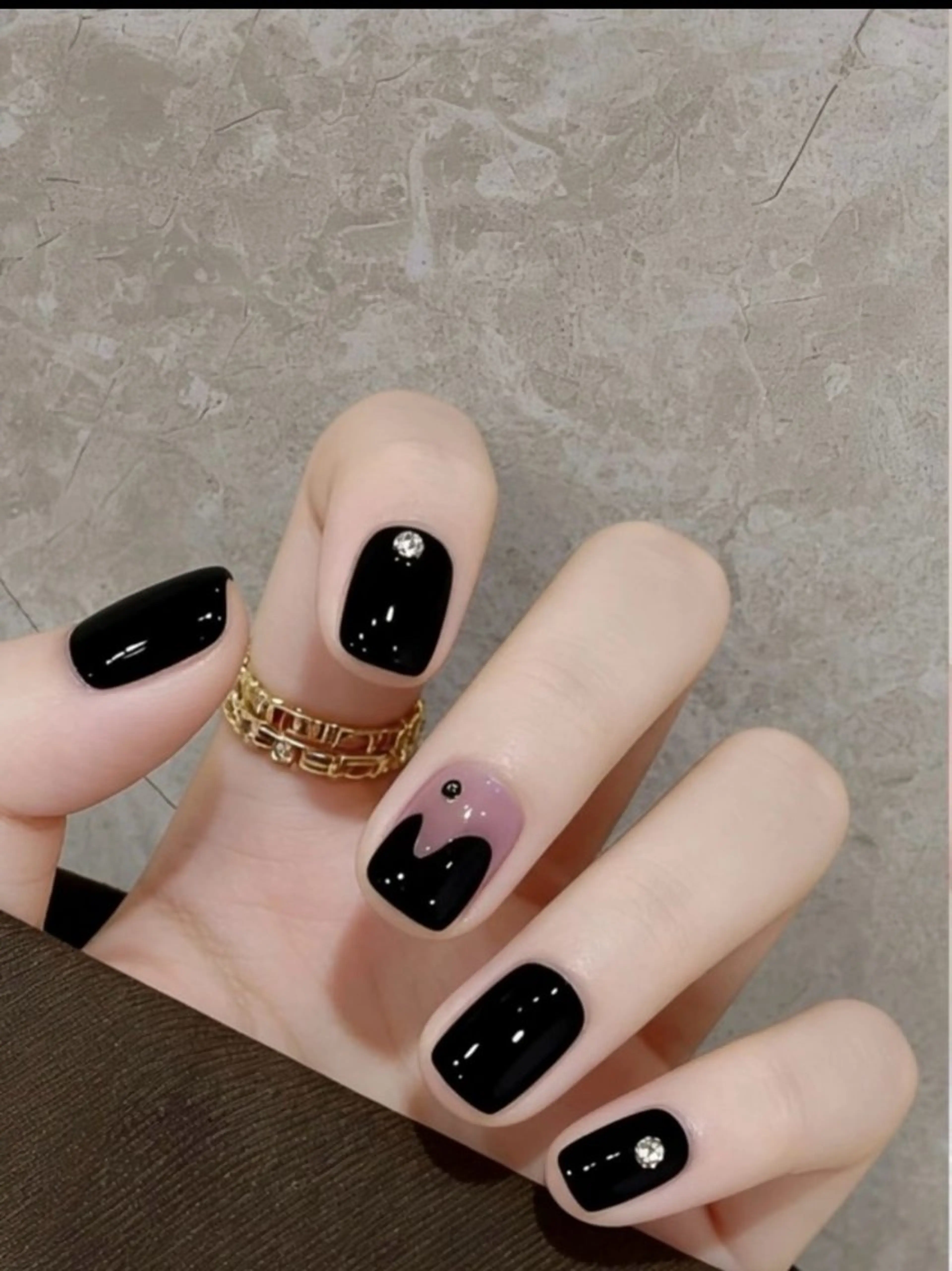 ネイル ハンドネイル H3 Nail Tsuki🦋💙のネイルデザイン