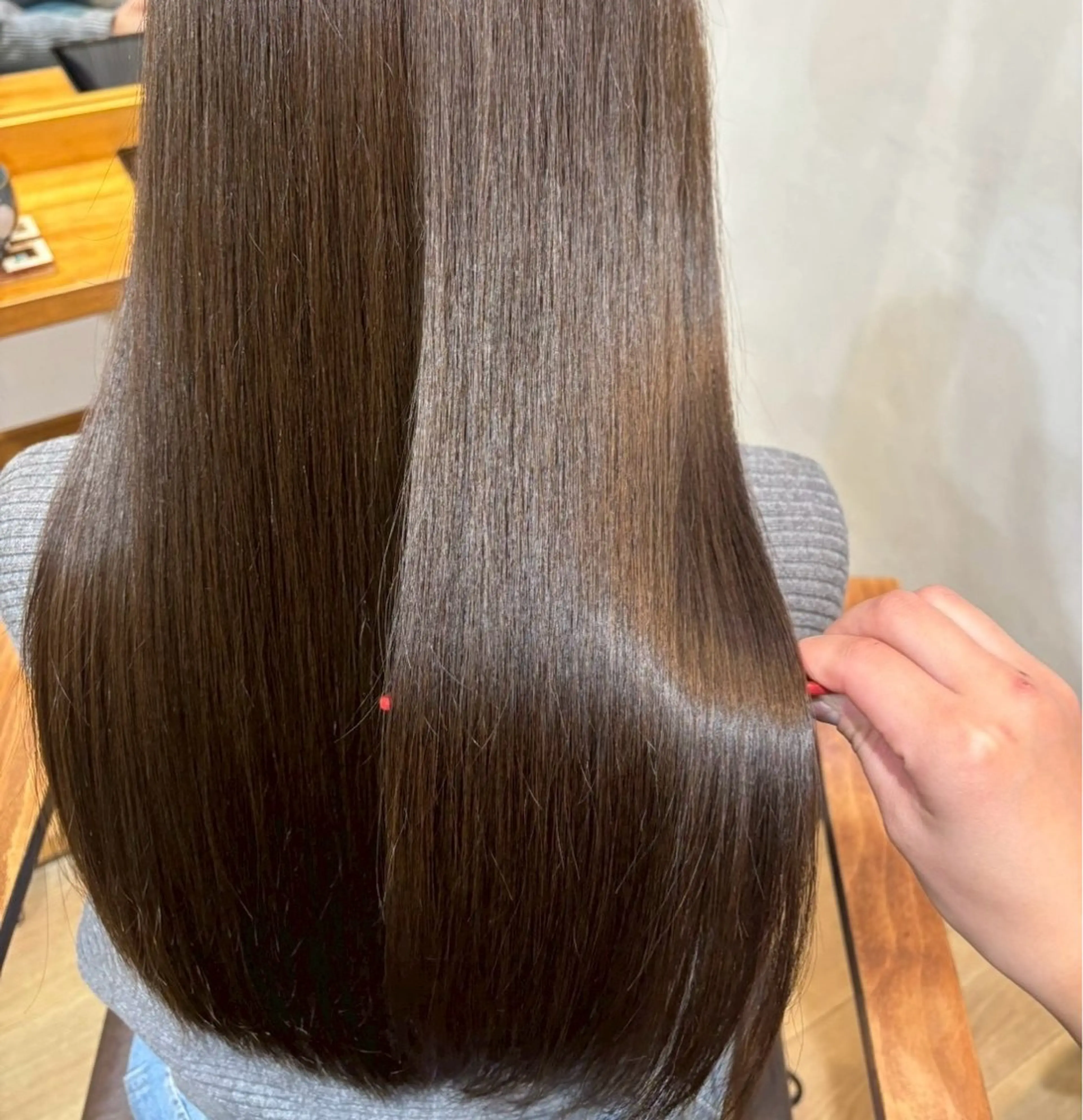 ロング カラー 透明感カラー トリートメント RINNO🌷艶髪/ 艶カラー/縮毛矯正のヘアスタイル