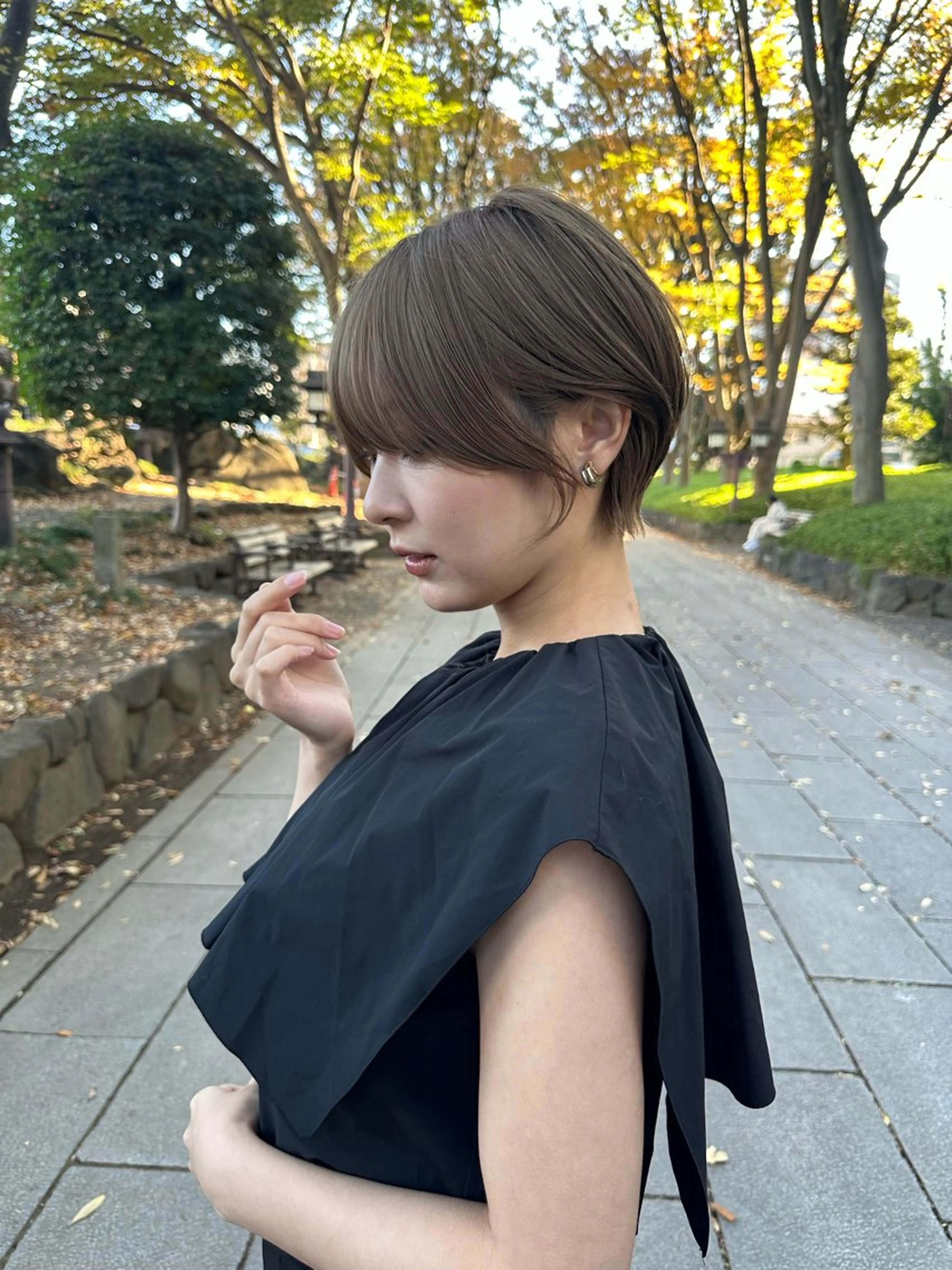 ショート ショートヘア 小顔カット カット ヘアカラー トリートメント ヘッドスパ taiga レイヤー /髪質改善/矯正🌈のヘアスタイル