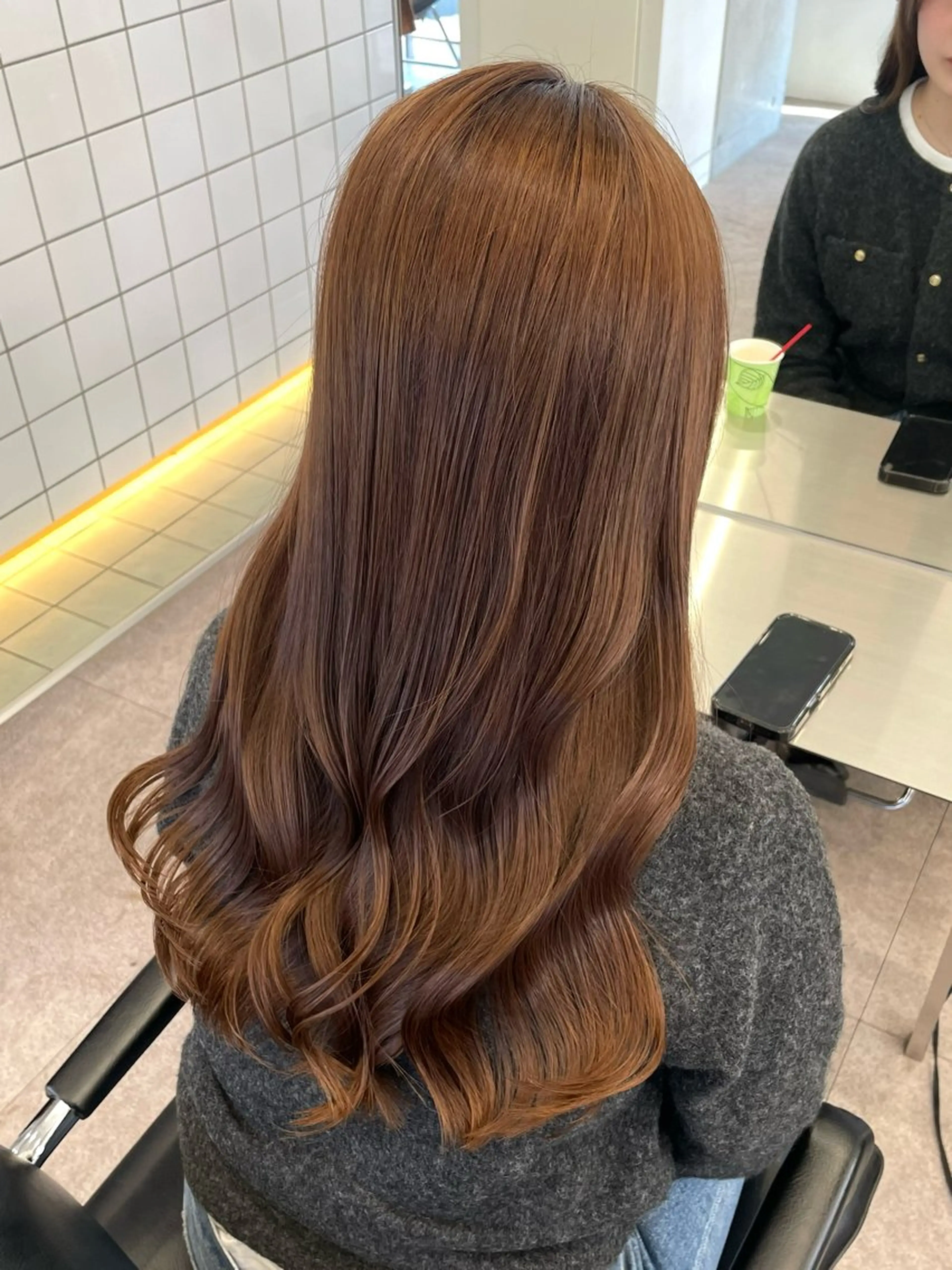ブリーチなしダブルカラーの写真