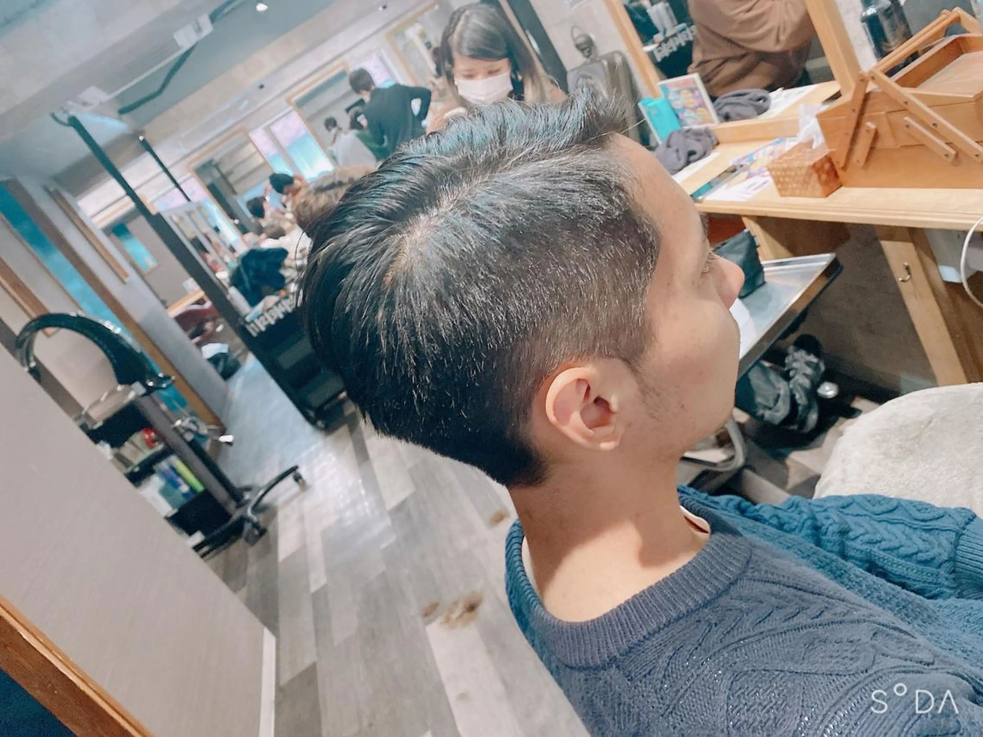 ショート メンズ くせ毛多毛特化 高橋　淳のヘアスタイル