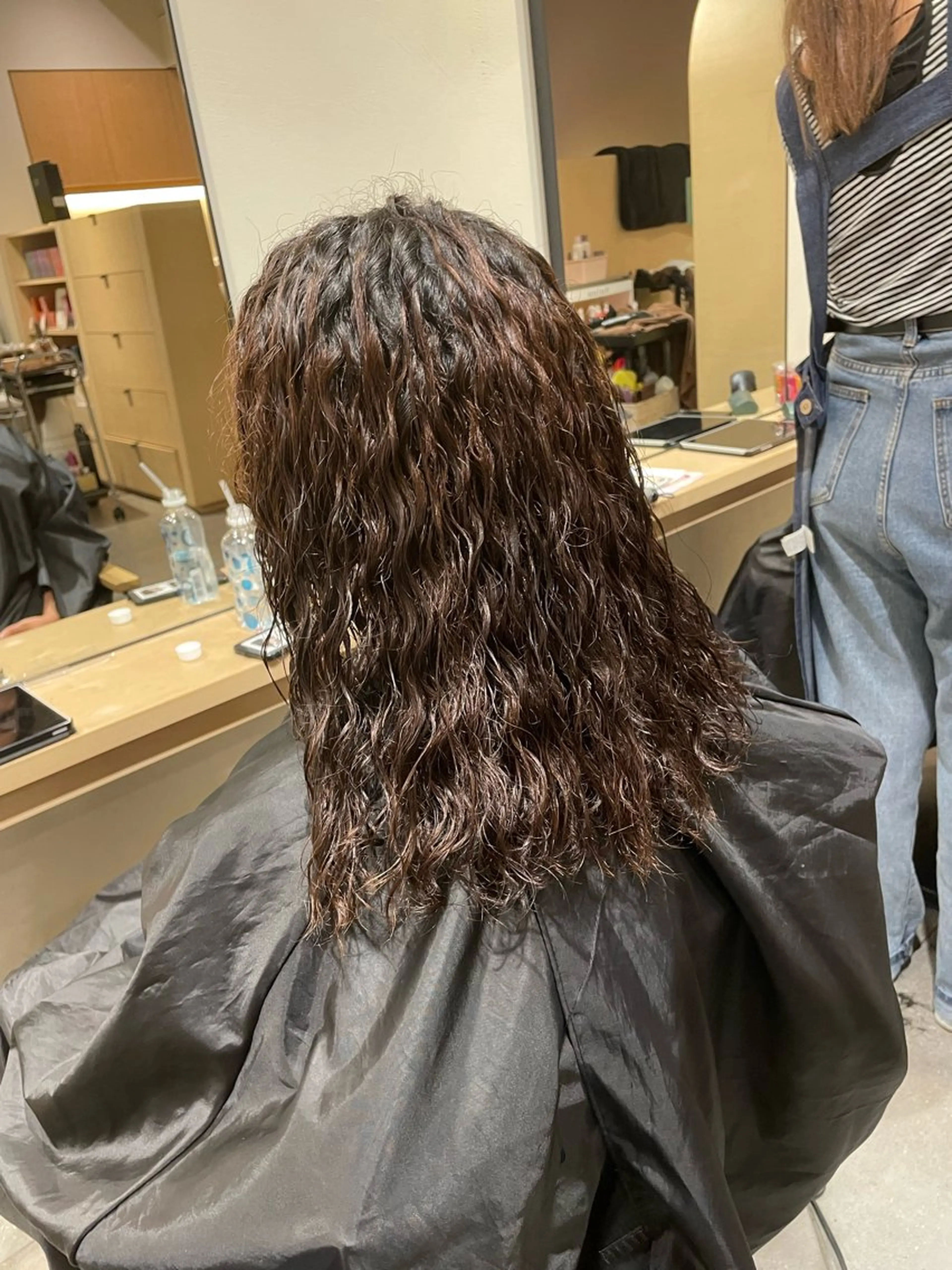 セミロング パーマ セミロングパーマ 渋谷/フェード/ 國分 翔のヘアスタイル