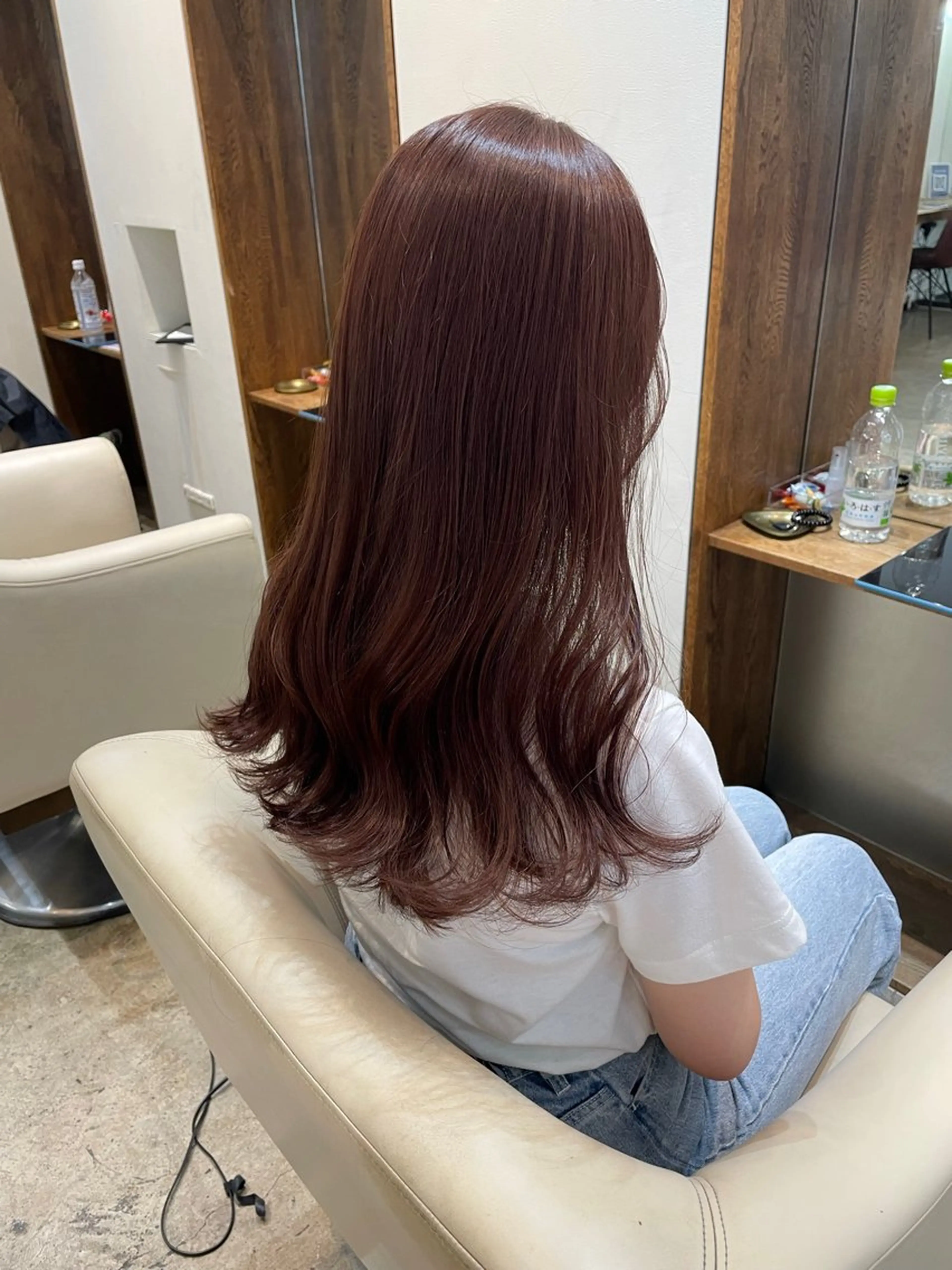 ロング カラー カット ヘアカラー トリートメント 【完全個室】髪質改善 暖色カラー/山崎唯奈のヘアスタイル