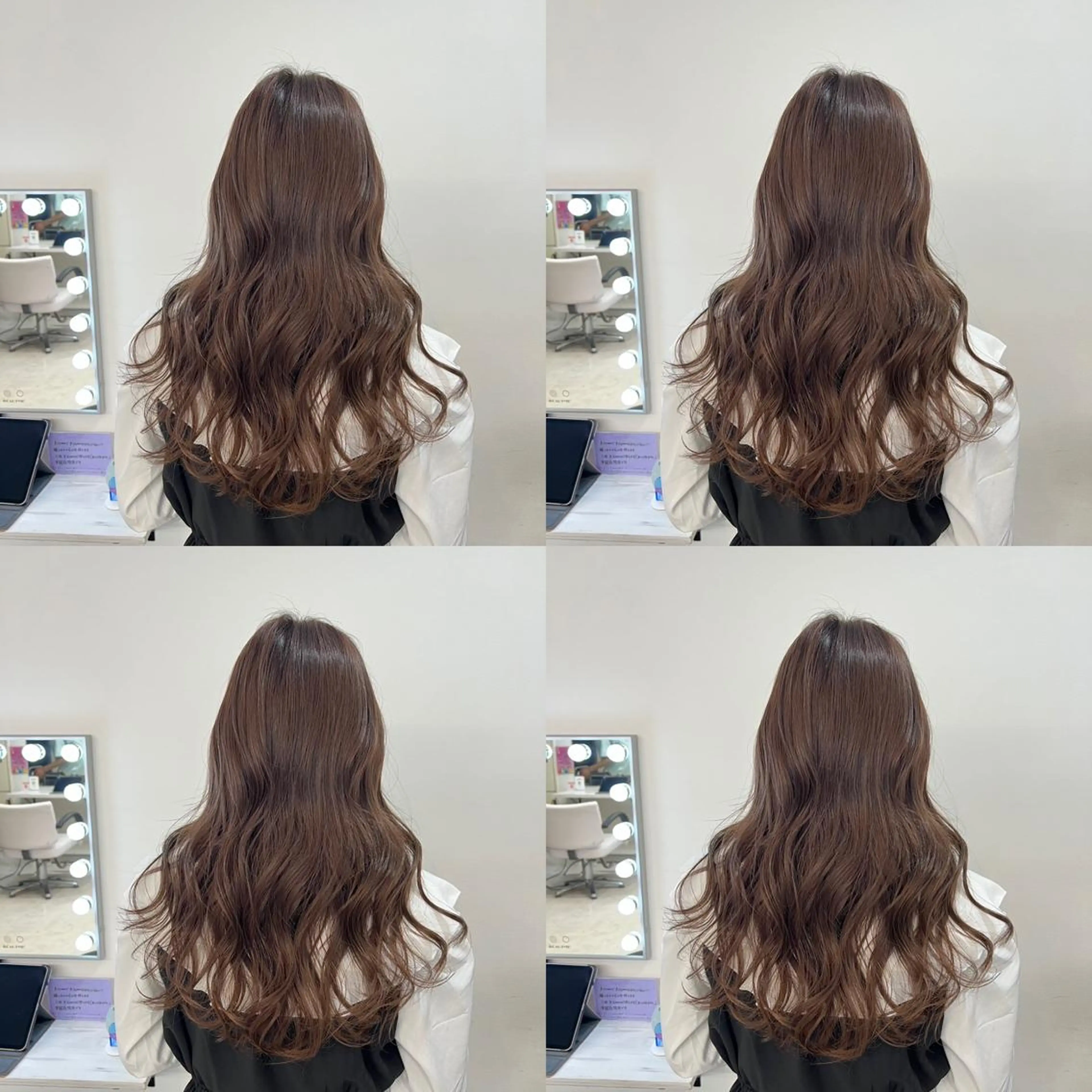 セミロング カラー グレージュ カット ヘアカラー トリートメント ✨髪質改善✖︎顔周り レイヤー✨ナカムラのヘアスタイル