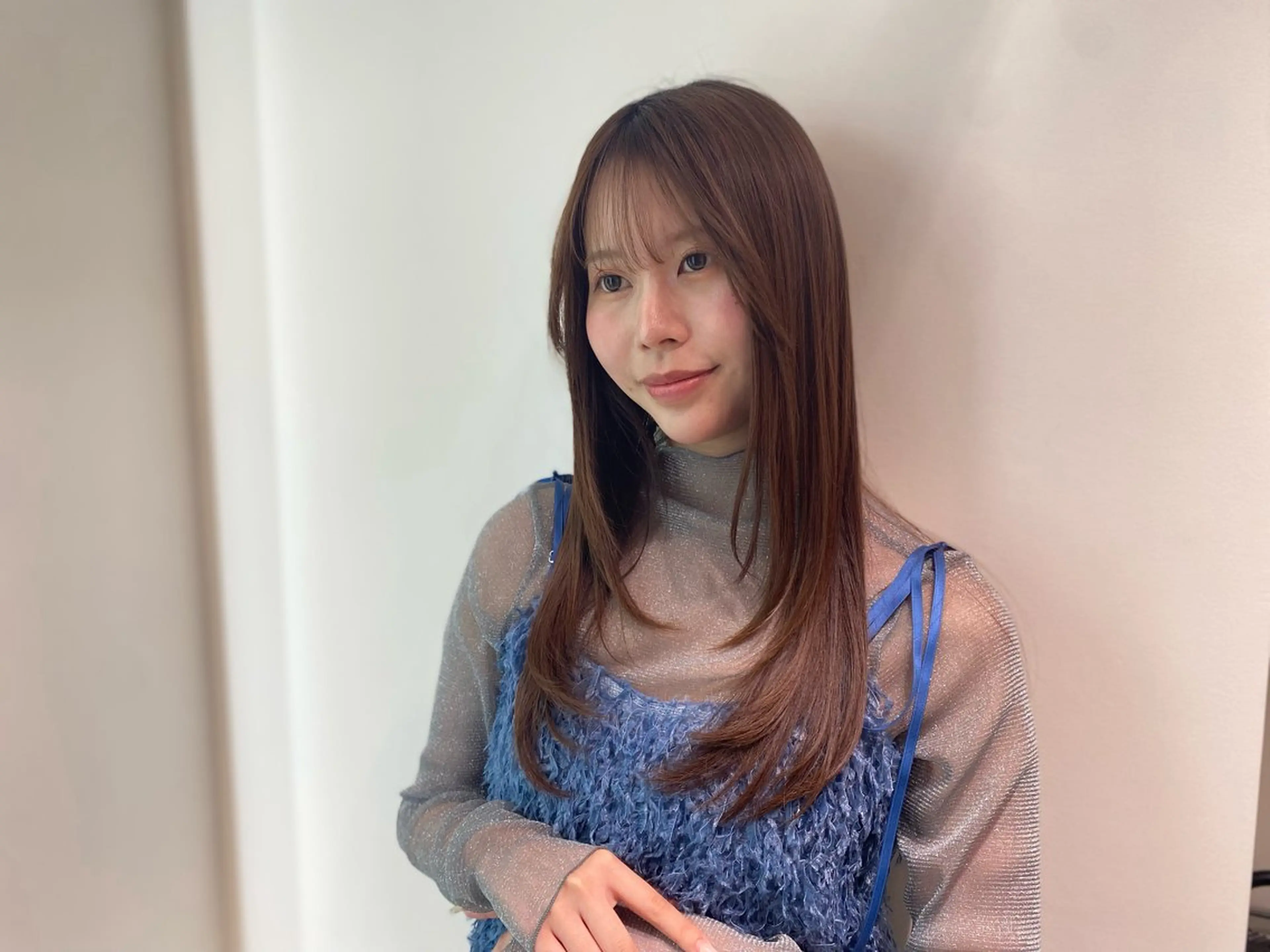 ロング カット 縮毛矯正 トリートメント モテ艶カラー 🎖さえきはるかのヘアスタイル