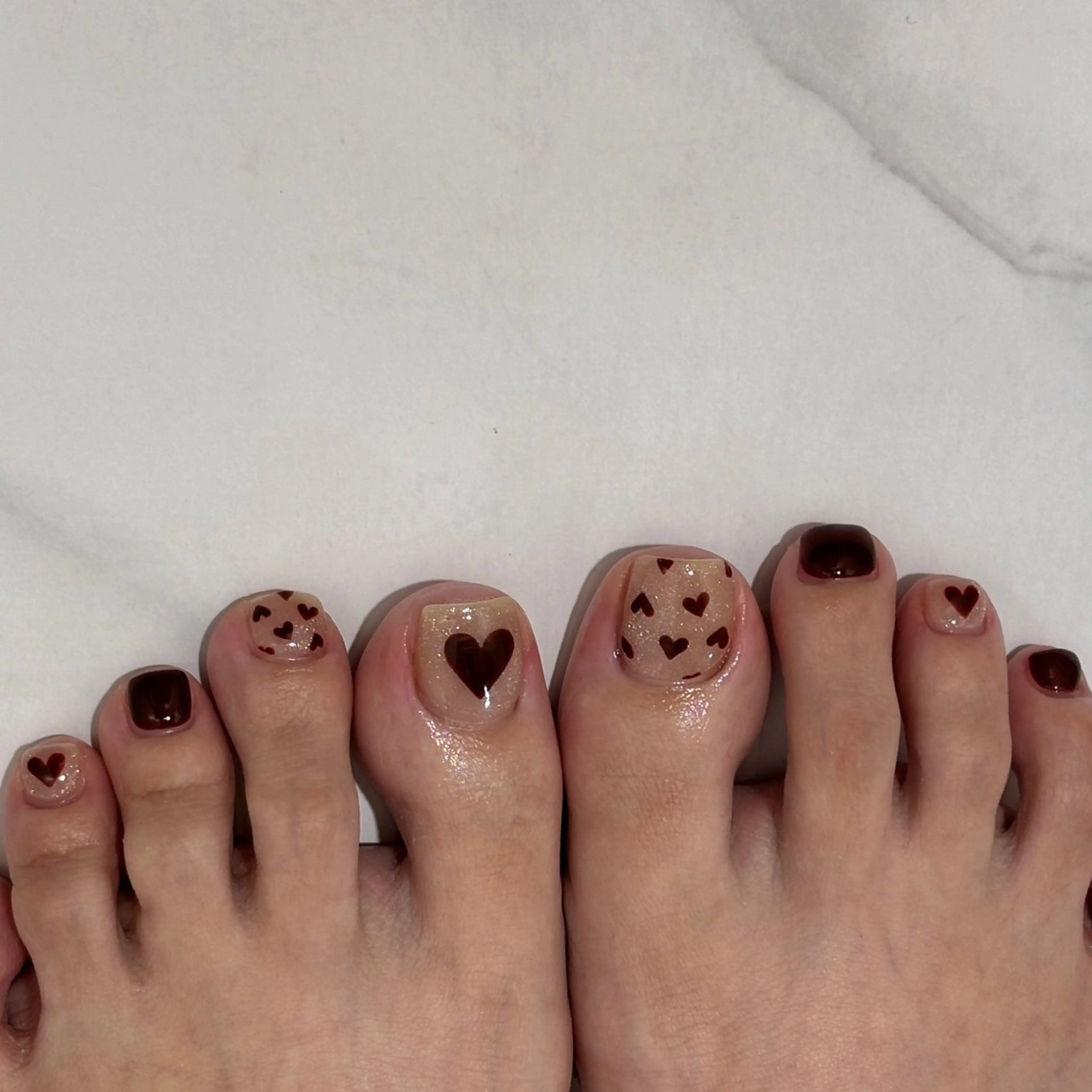 ネイル フットネイル ibrel  nail所属・内田 光のネイルデザイン