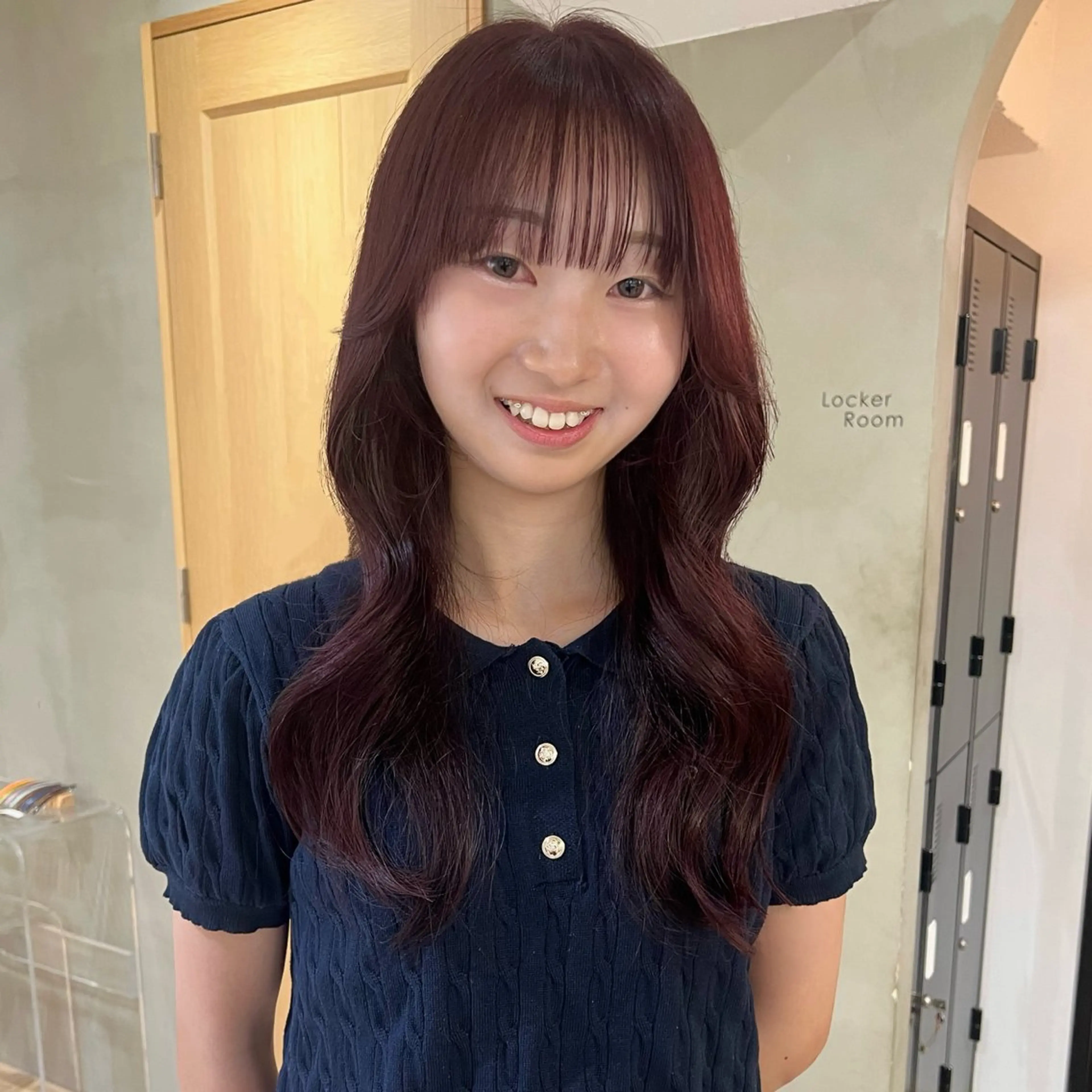 ロング カラー 透明感カラー ラベンダーカラー ピンクカラー ピンクラベンダー カット ヘアカラー トリートメント レイヤーカット/暖色 カラー/mao🎀のヘアスタイル