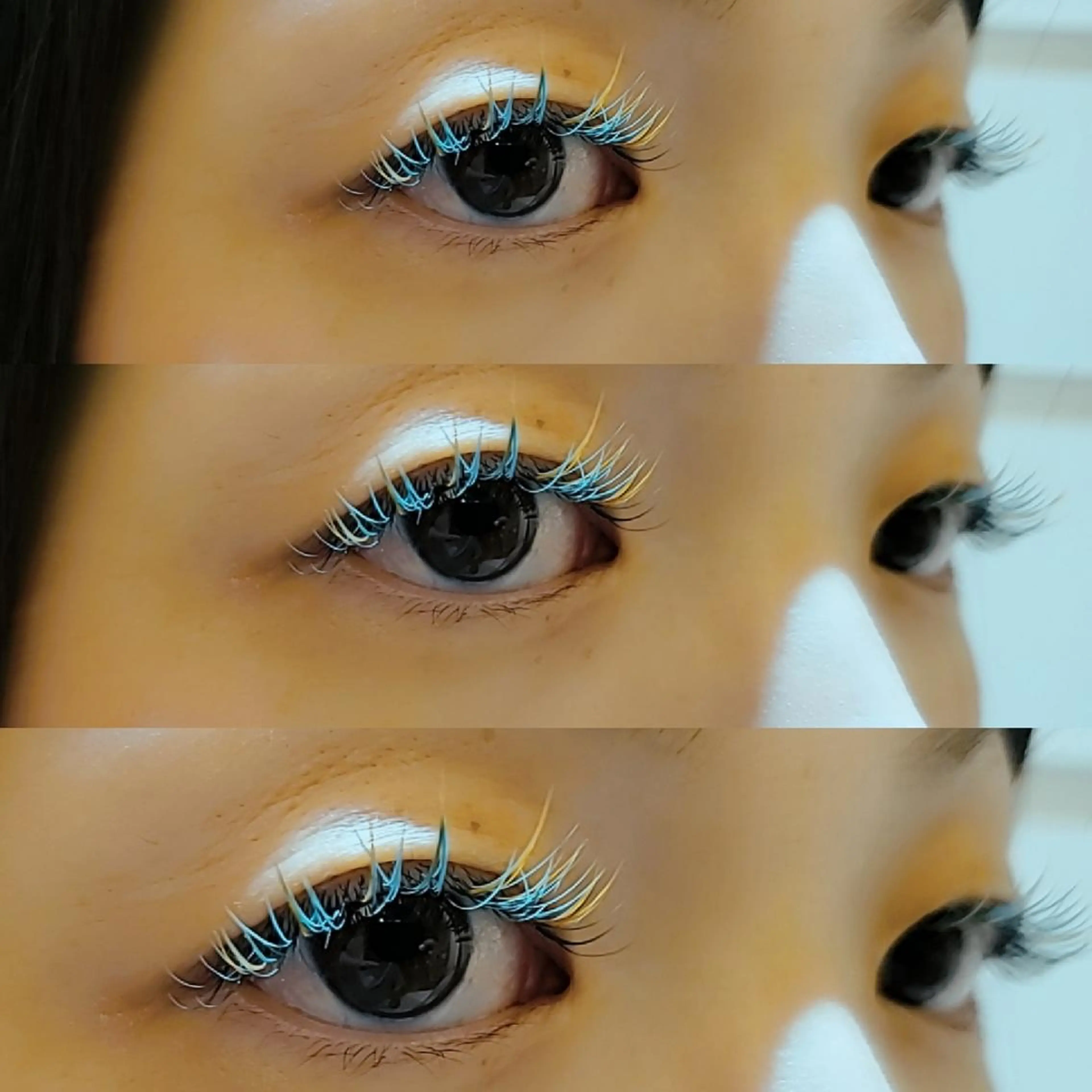 マツエク・マツパ カラーマツエク フラットラッシュ マツエク Lycka till 加藤のマツエク・マツパデザイン