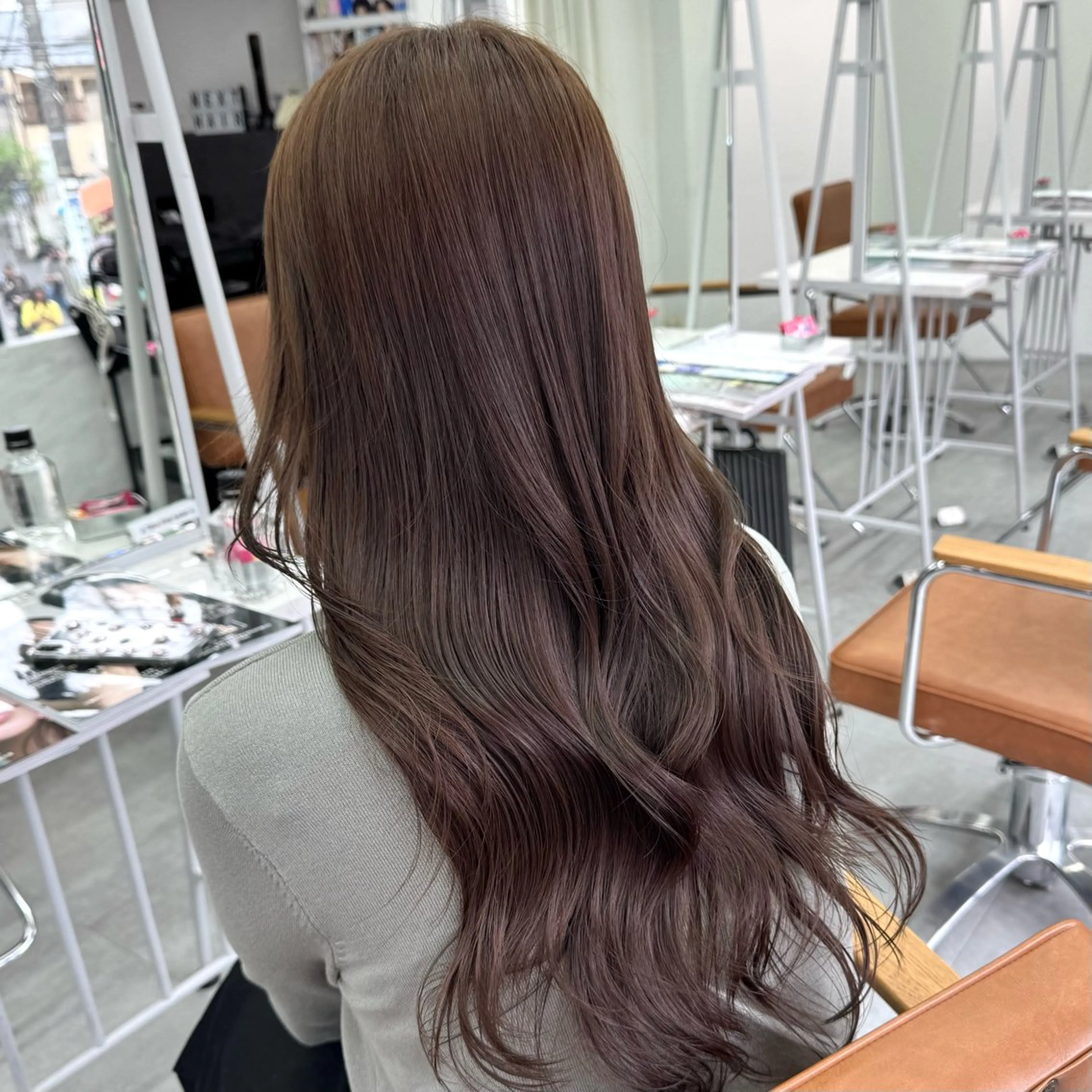 ロング カラー ヘアアレンジ ヘアカラー ブリーチなしカラー /新百合ヶ丘/安形翔のヘアスタイル