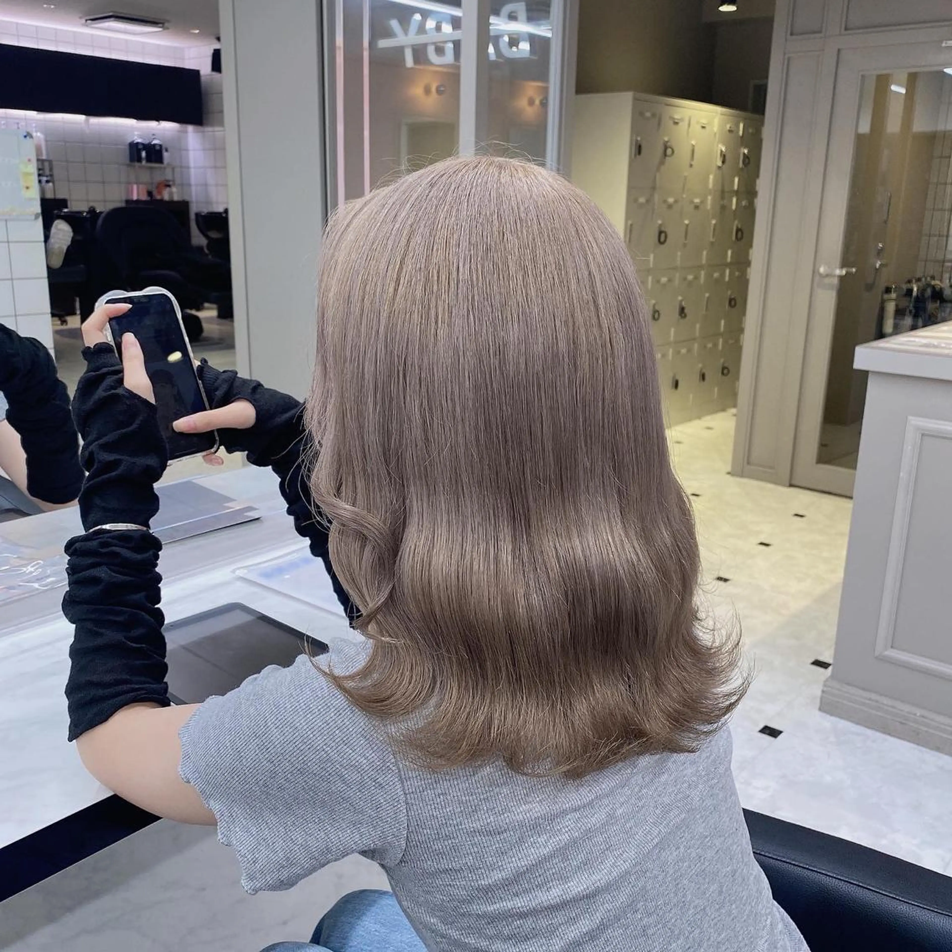 ミディアム カラー 💖艶と似合わせ💖 カラーカット💖のヘアスタイル