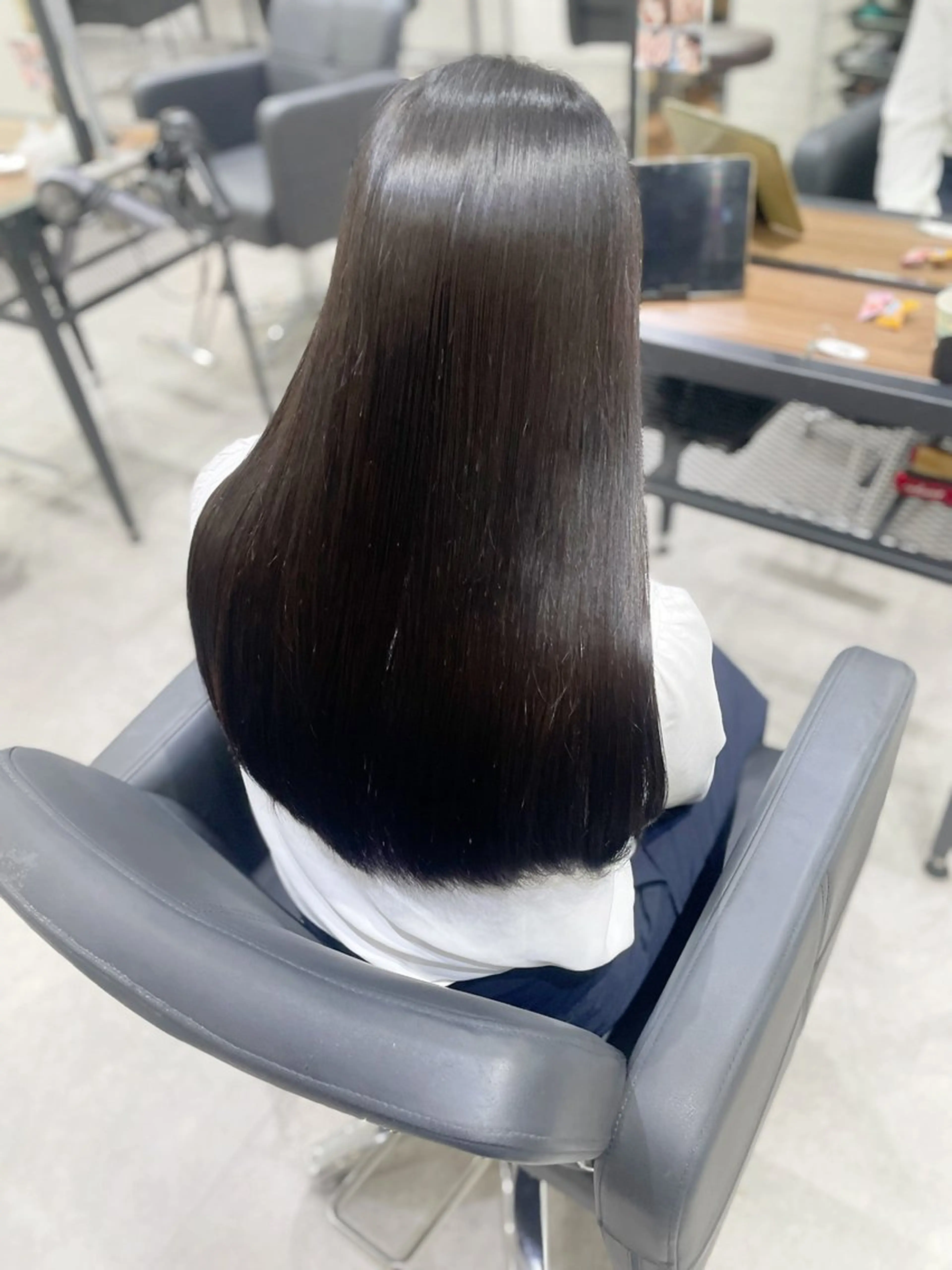 ロング 縮毛矯正 カット 縮毛矯正 トリートメント 杉野🫧美髪🫧 Zina博多店長のヘアスタイル