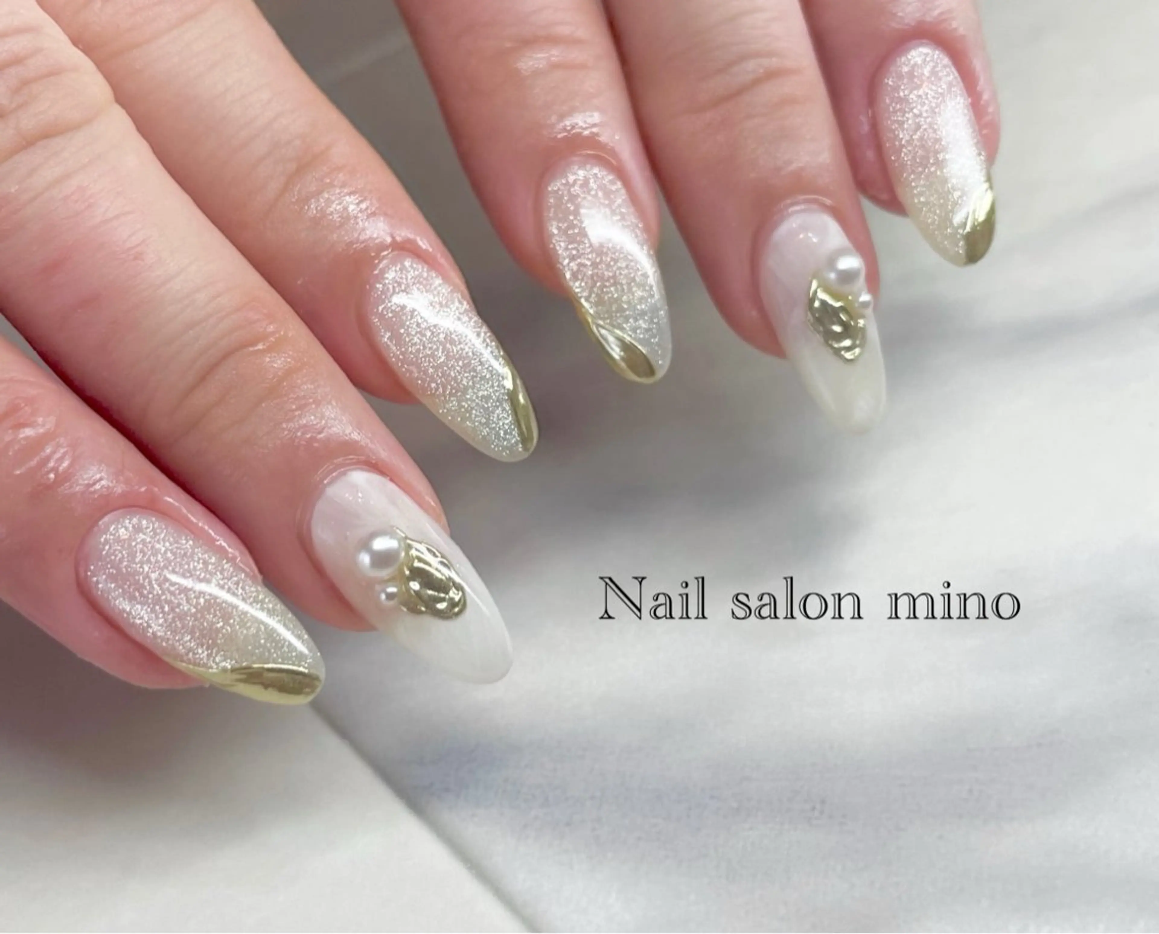 ネイル スカルプネイル 三野　nail salon minoのネイルデザイン