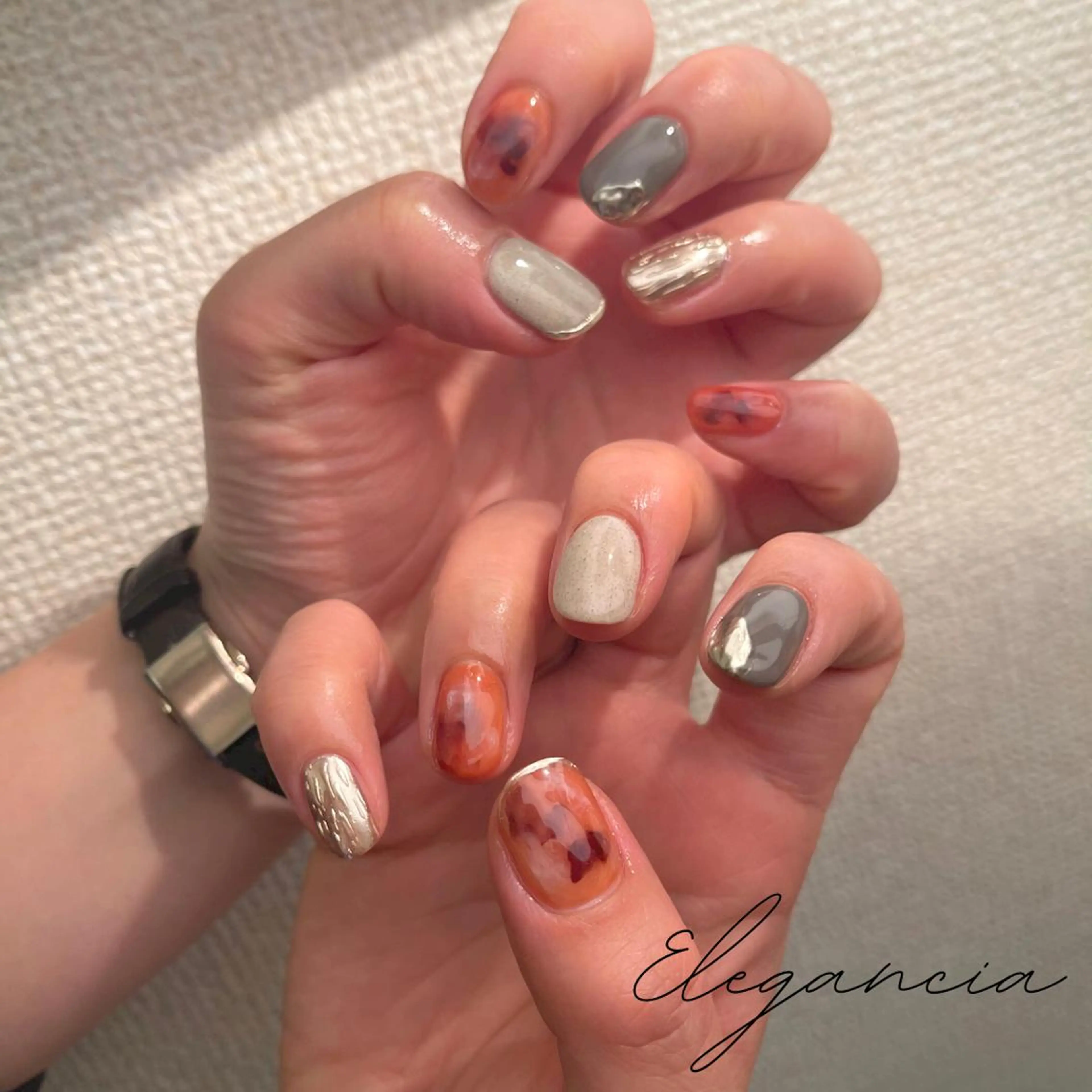 カラー ネイル ハンドネイル Elegancia. Hiromiのネイルデザイン