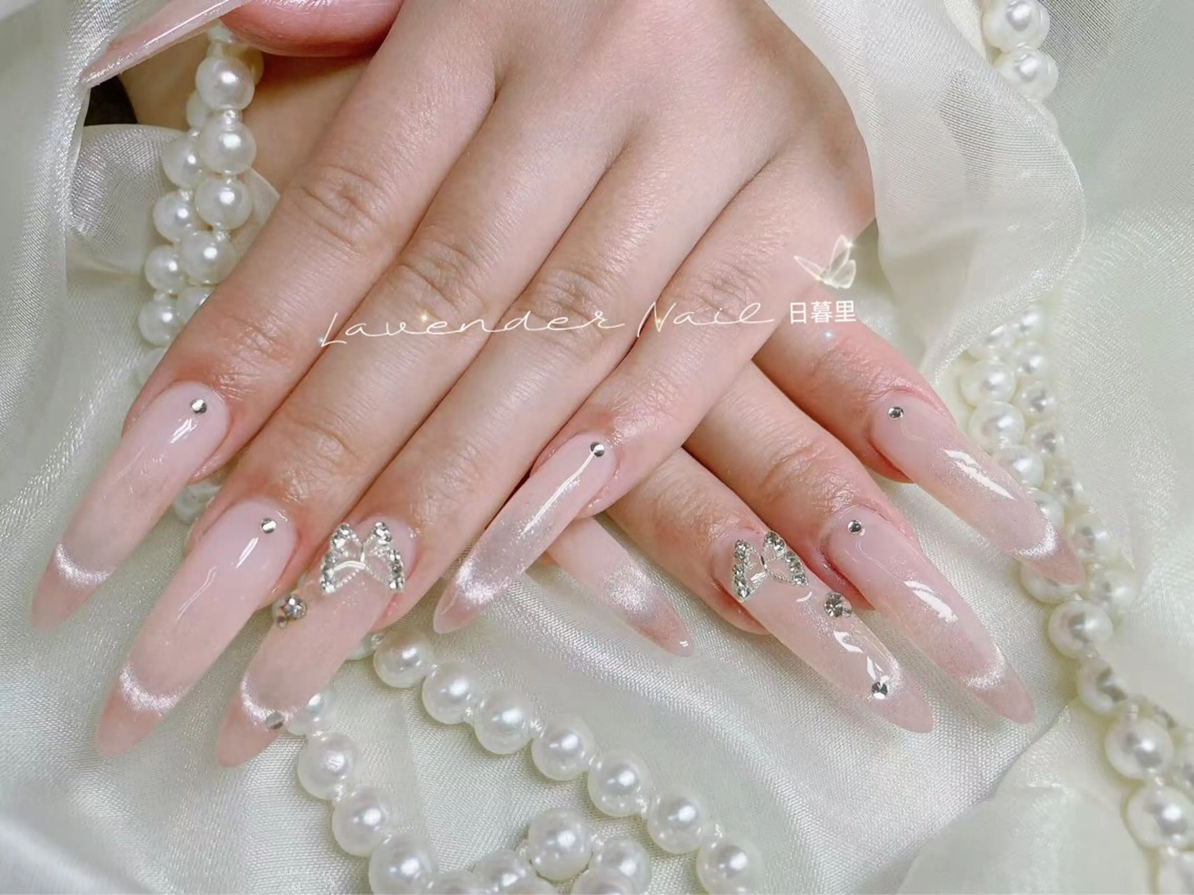 ネイル ハンドネイル ラベンダー💖日暮里 ルル💖ネイルのネイルデザイン