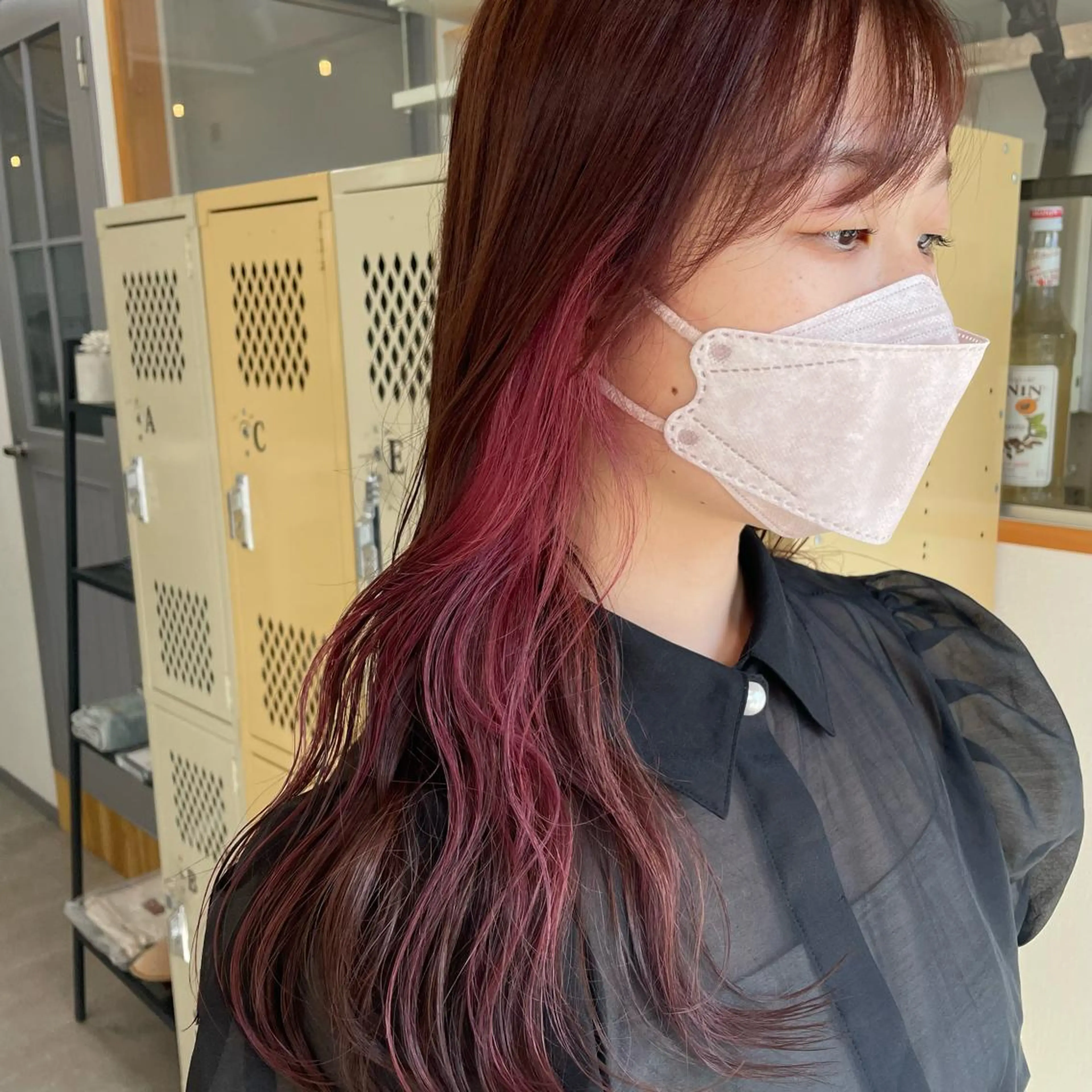 セミロング カット ヘアカラー トリートメント SUNC/🤎 オオクマ　カナエ🤎のヘアスタイル