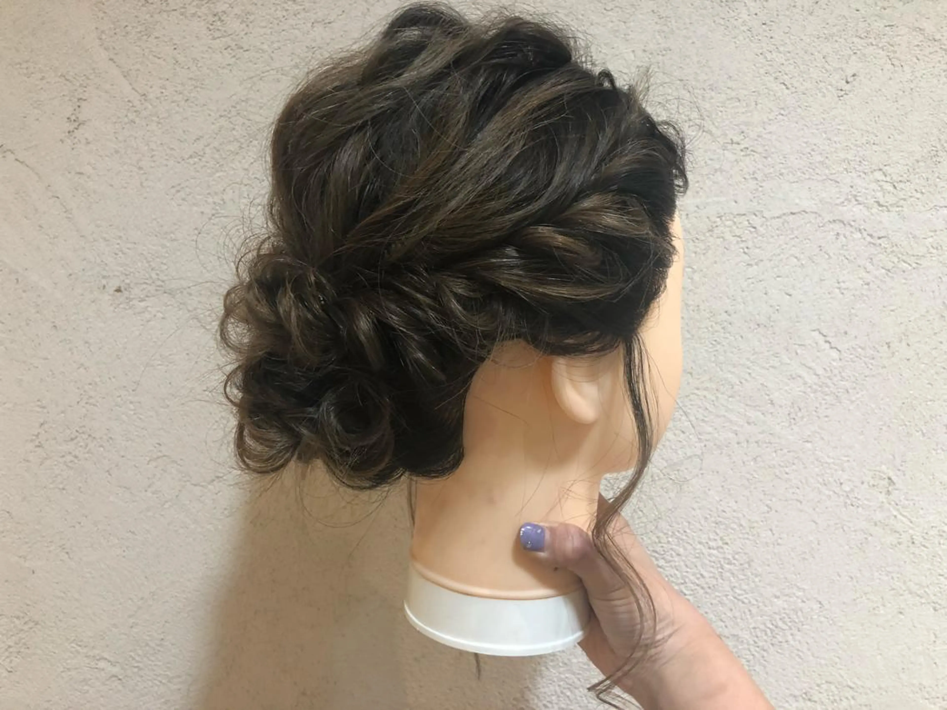 ミディアム カラー ヘアアレンジ まつパ/まつエク Ci belleのマツエク・マツパデザイン
