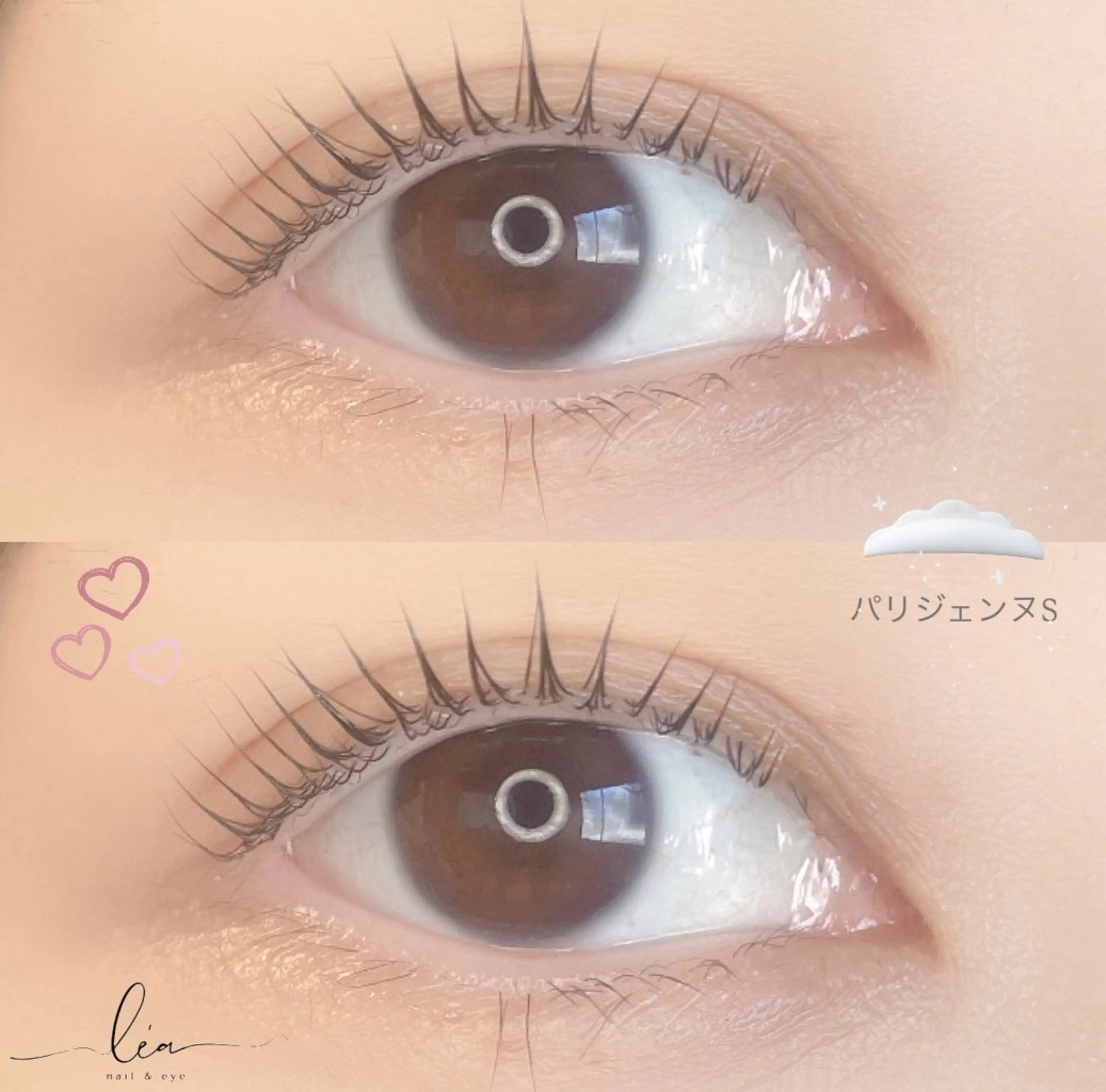 マツエク・マツパ パリジェンヌラッシュリフト le'a nail&eyeのマツエク・マツパデザイン