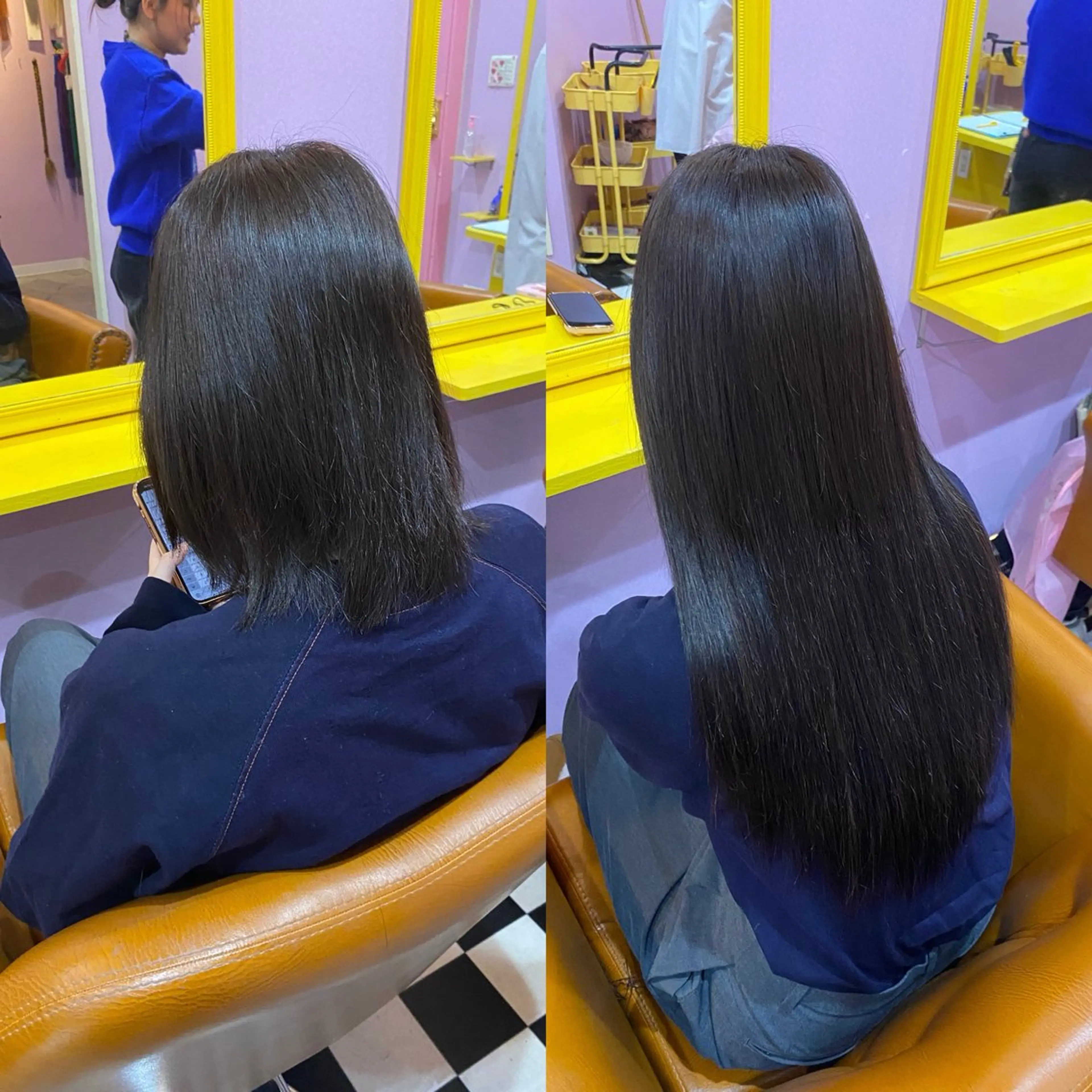 ミディアム チビ編み込みエクステ どぅ〜す/YUIのヘアスタイル