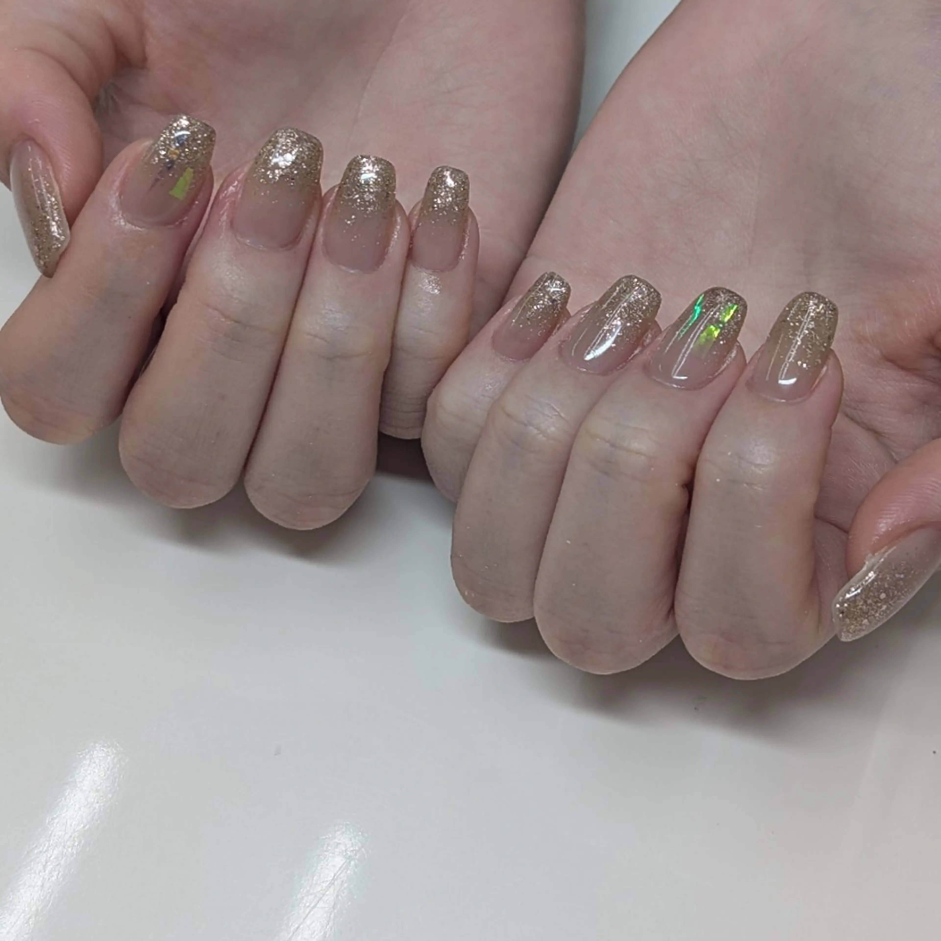 ネイル キラキラネイル ハンドネイル ᑎᗩIᒪ｜ᗰIᗰI｜ _५✍️Satou.のネイルデザイン