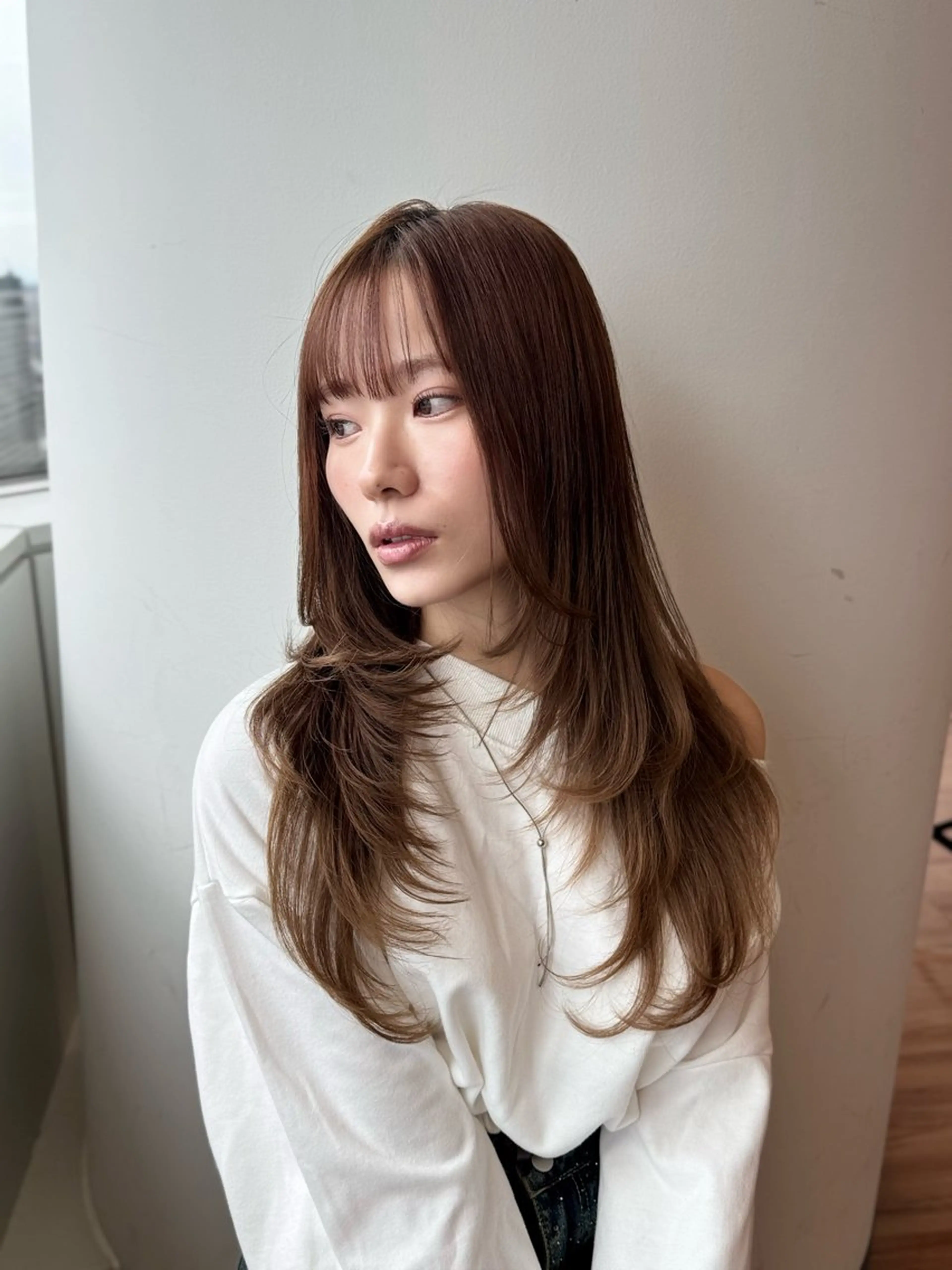 ロング カラー カット ヘアカラー 💎髪質改善特化/ 町田莉彩💎のヘアスタイル