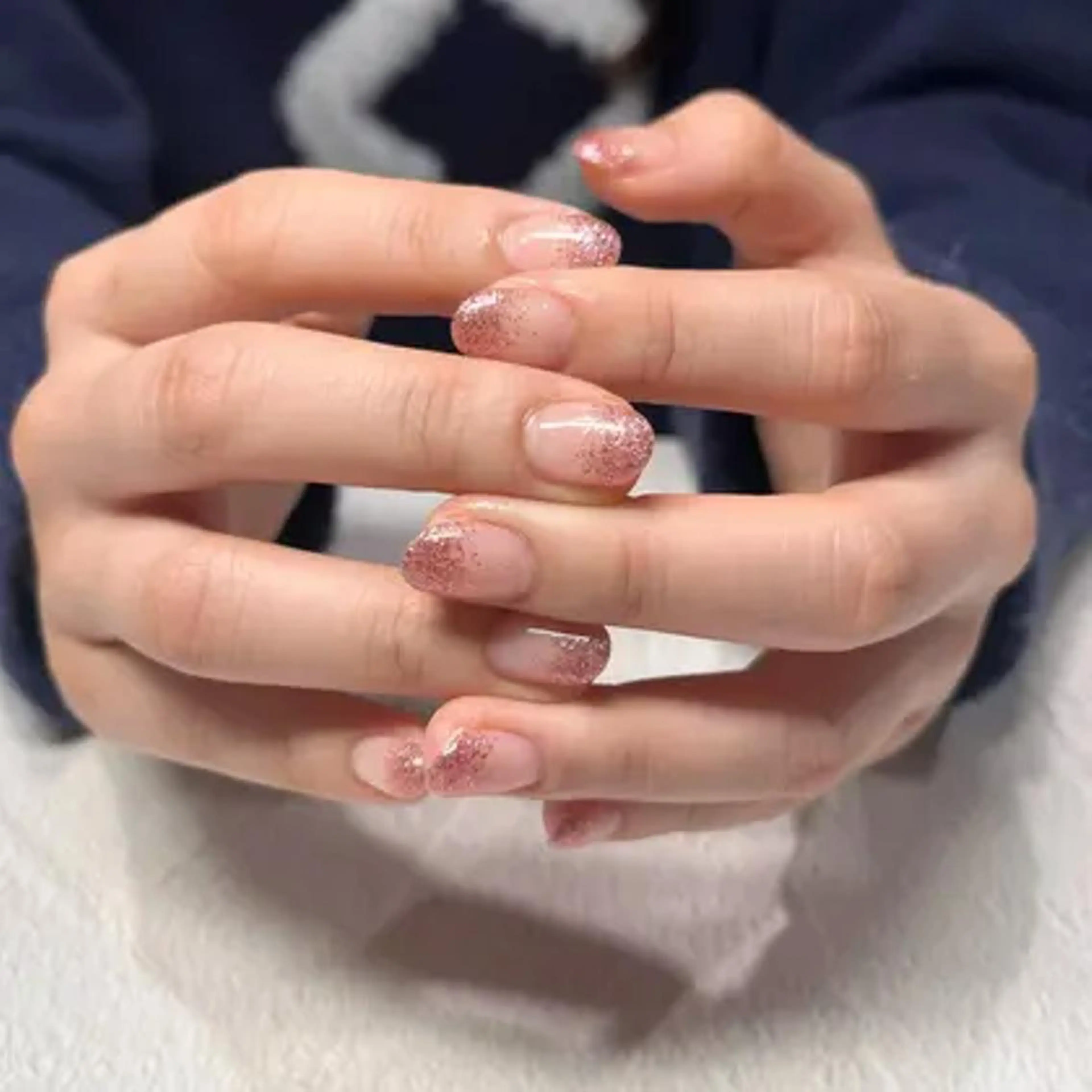 ネイル ラメ(グリッター) ラメグラデーション ハンドネイル キャンアイドレッシー 宇都宮店のネイルデザイン