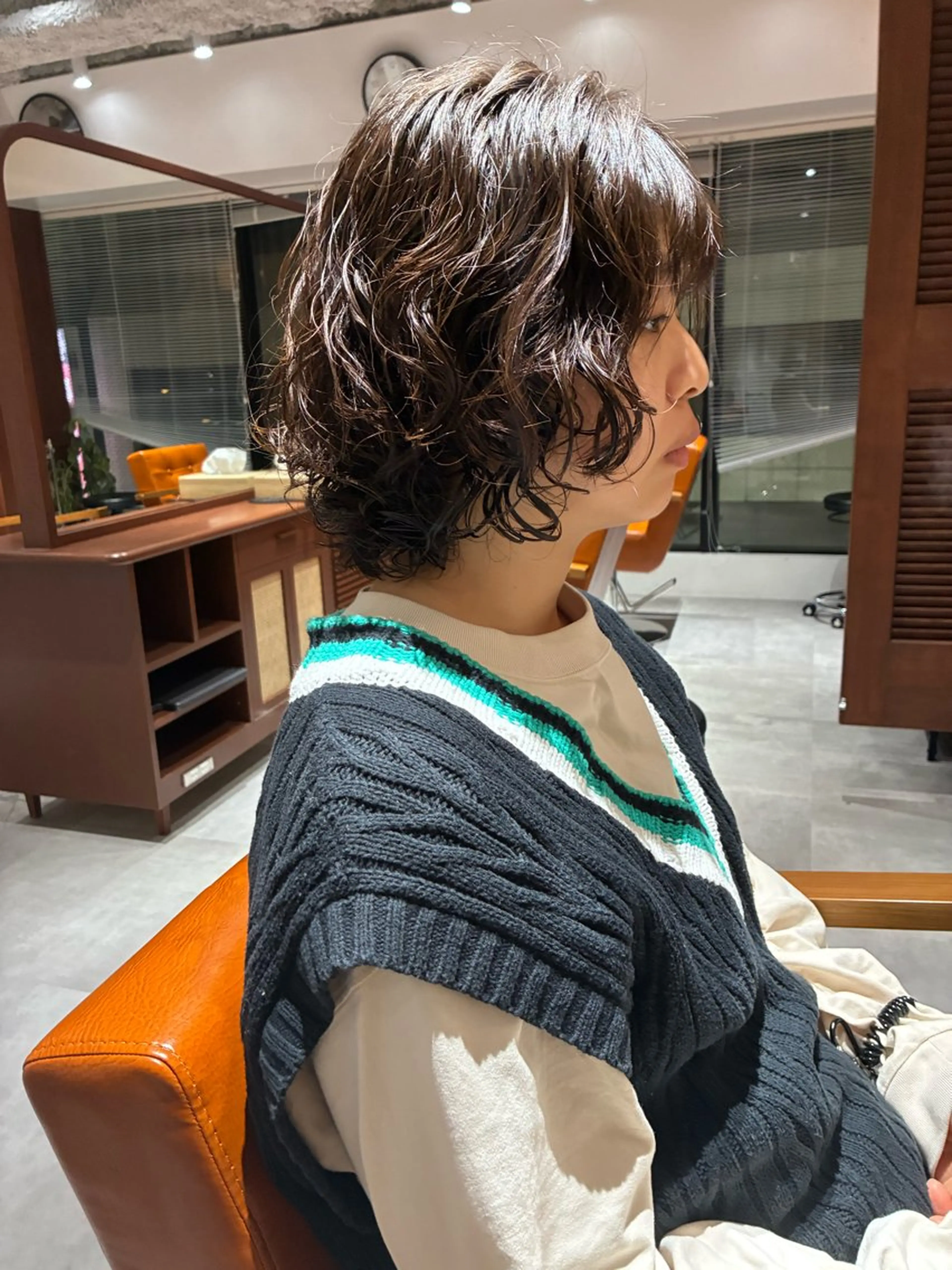 ショート パーマ ヘアアレンジ カット パーマ 💟Opus/ Mizuki🐕💟のヘアスタイル