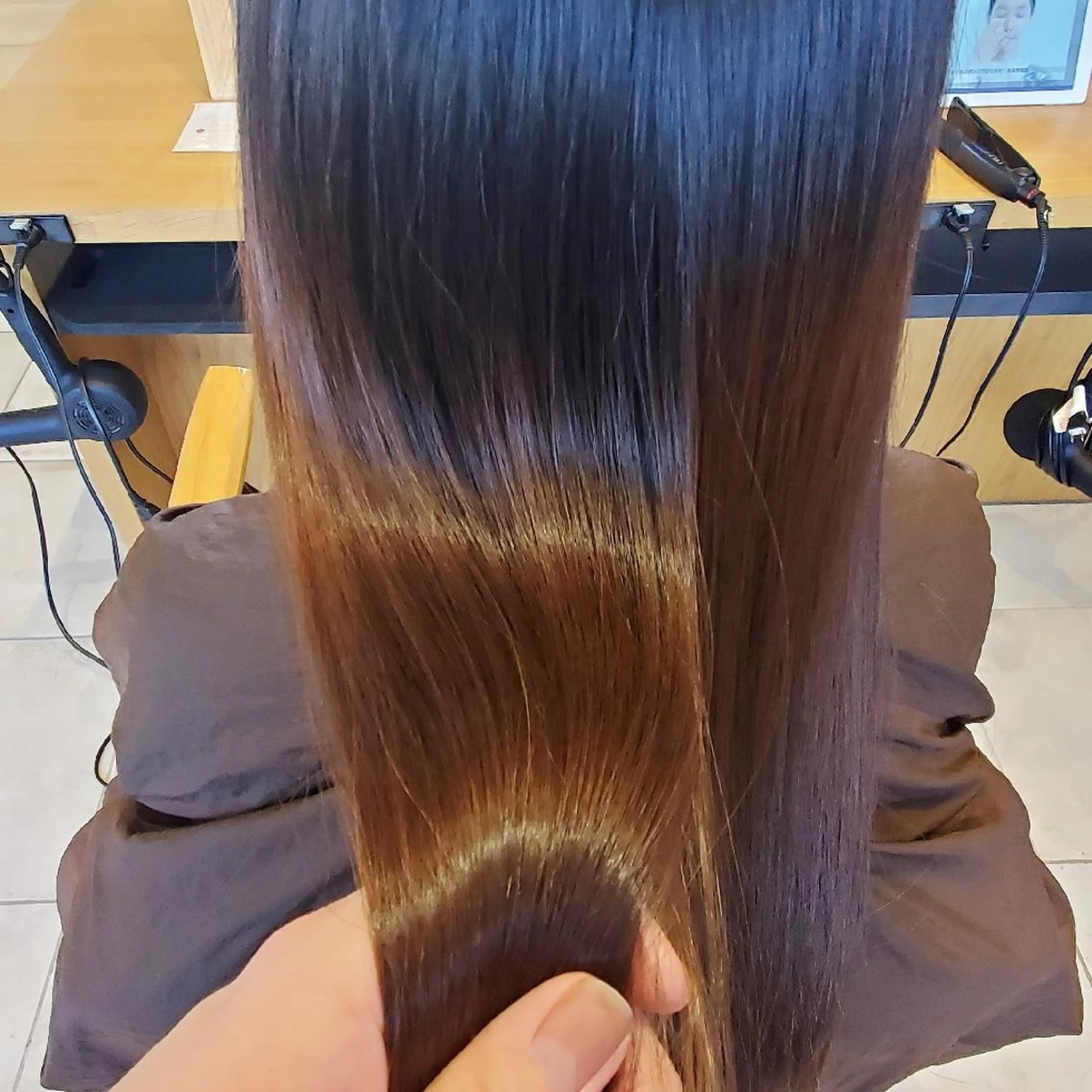 セミロング 髪質改善 カット トリートメント ブリーチカラー/ 美髪矯正/SYUNのヘアスタイル