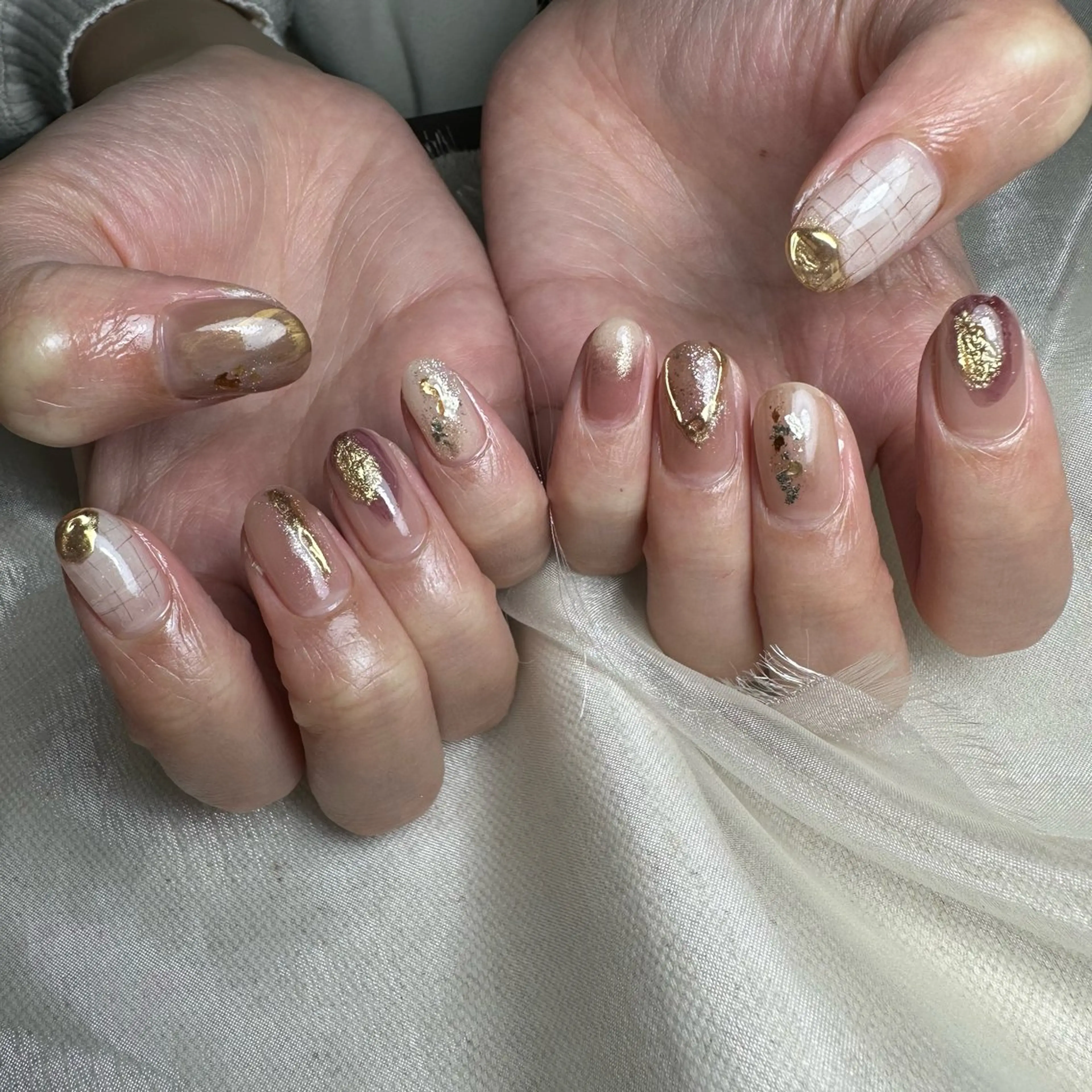 ネイル ハンドネイル 里見 麗のネイルデザイン