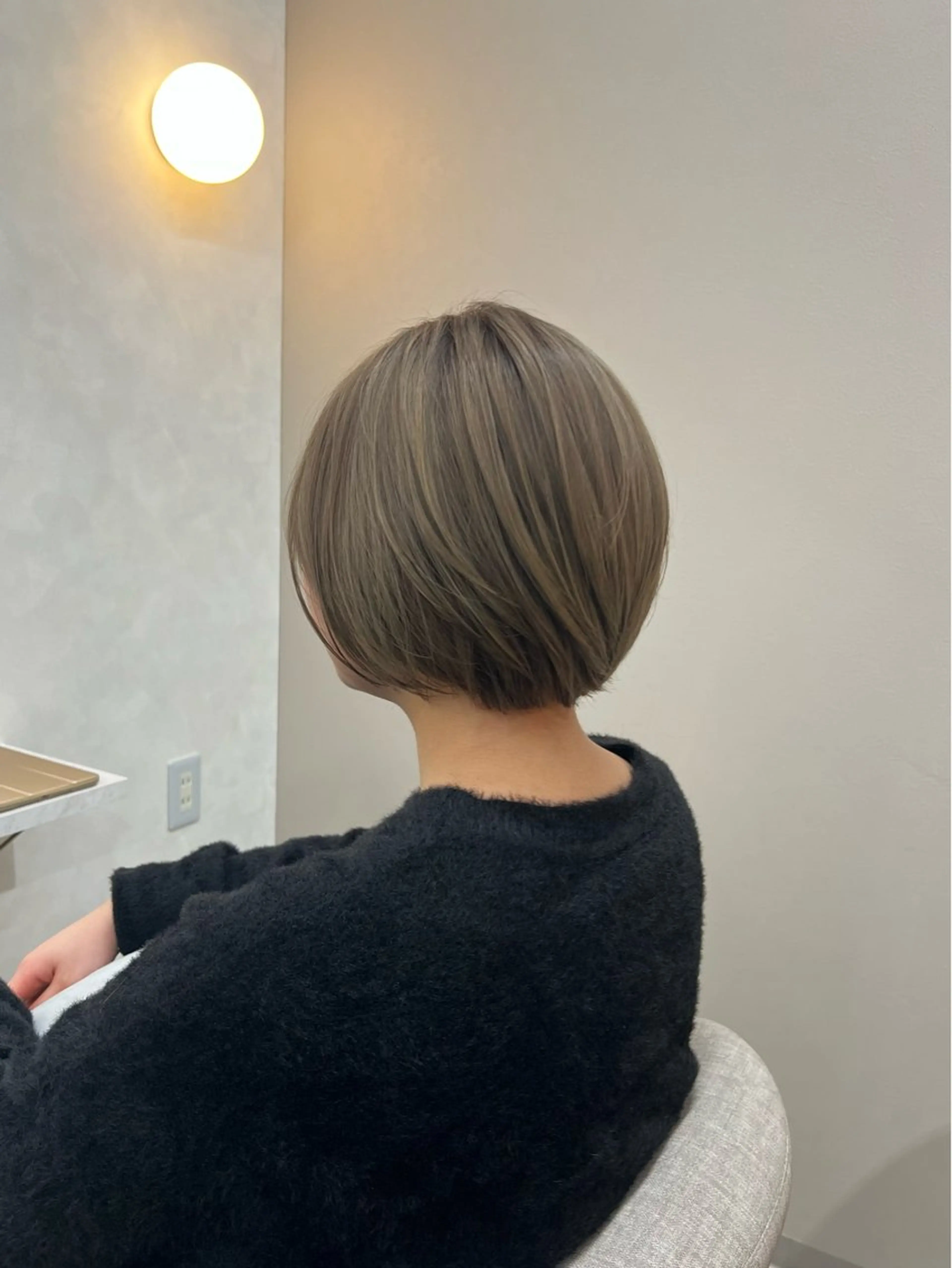 ショート カラー ショートボブ ボブ ショートヘア Lalu yutoのヘアスタイル