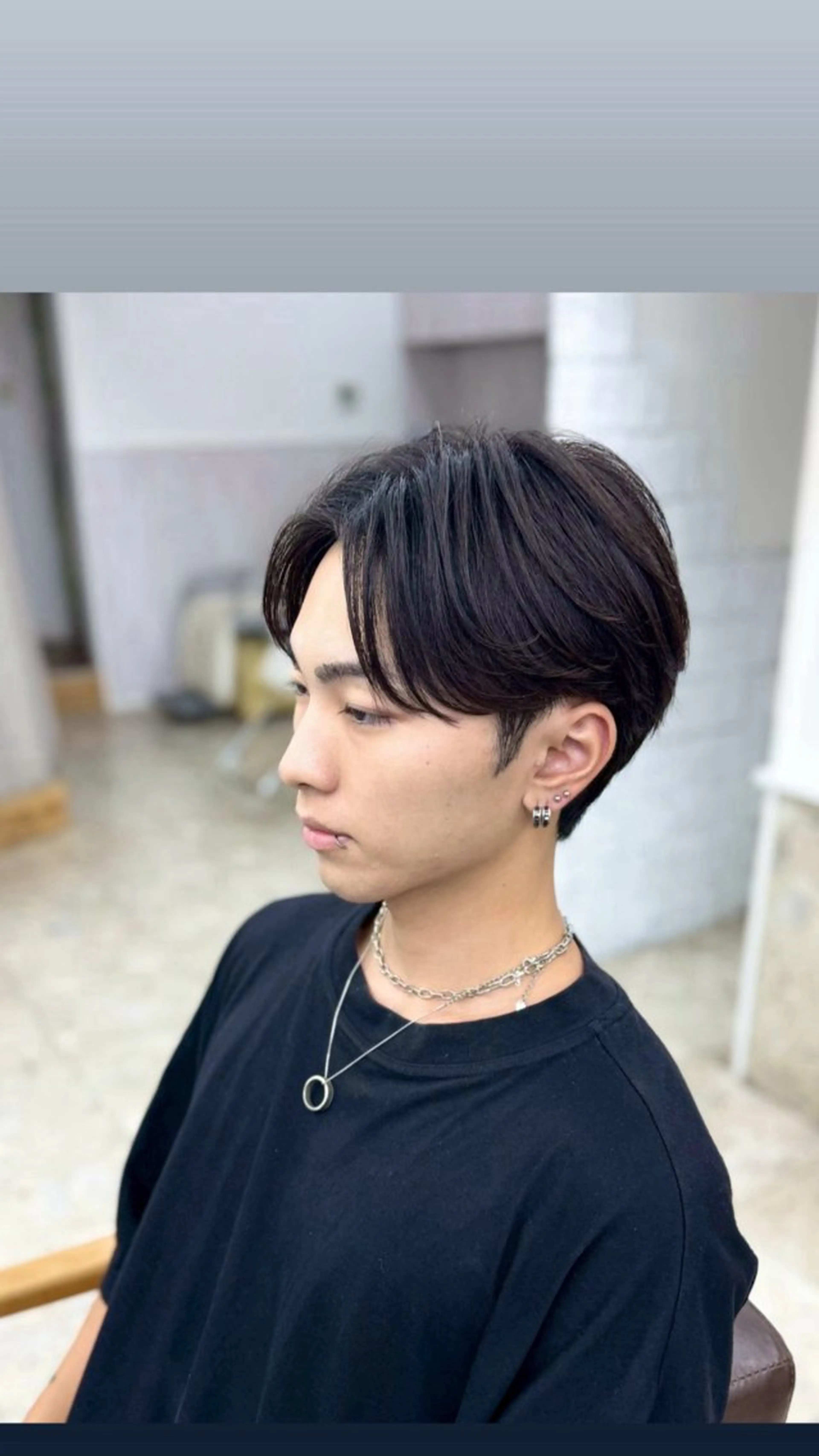 ⚡️期間限定⚡️メンズセンターパート➕シャンプーの写真