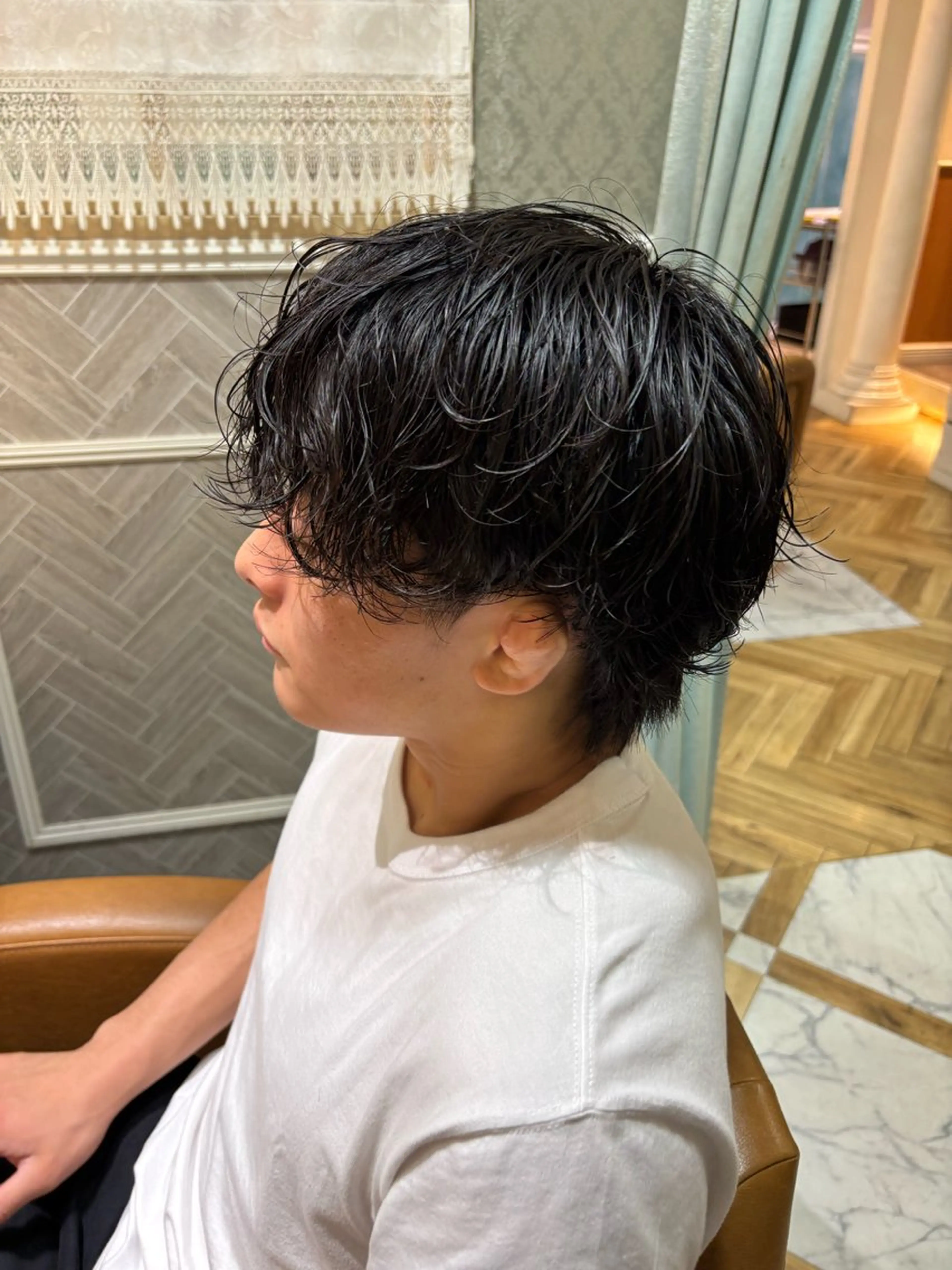 【 セットを楽に🦕 】 カット ➕ メンズパーマ ➕ 炭酸ヘッドスパの写真