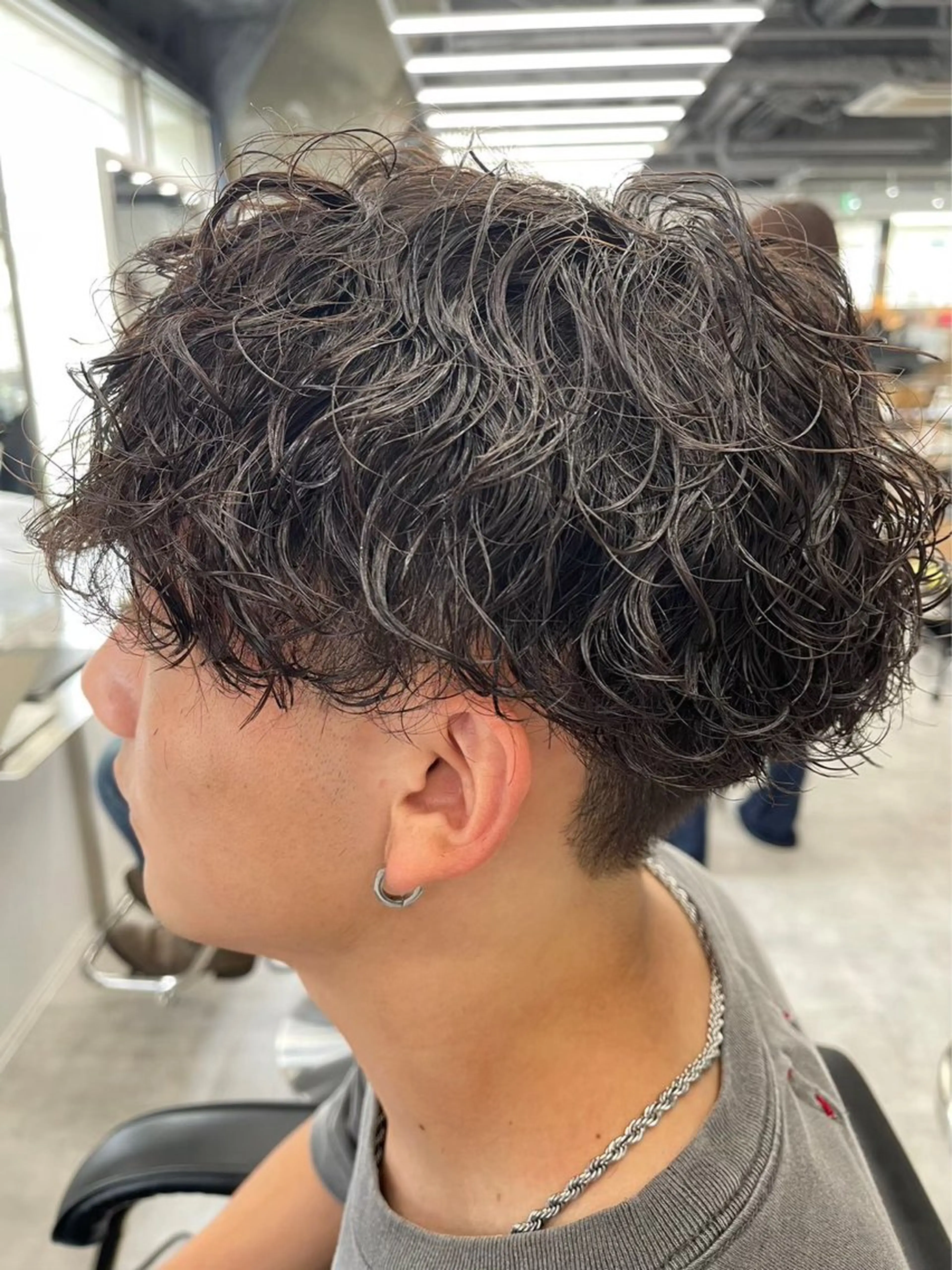 パーマ メンズ カット パーマ メンズパーマ/新潟/ 万代／田崎亮🌟のヘアスタイル