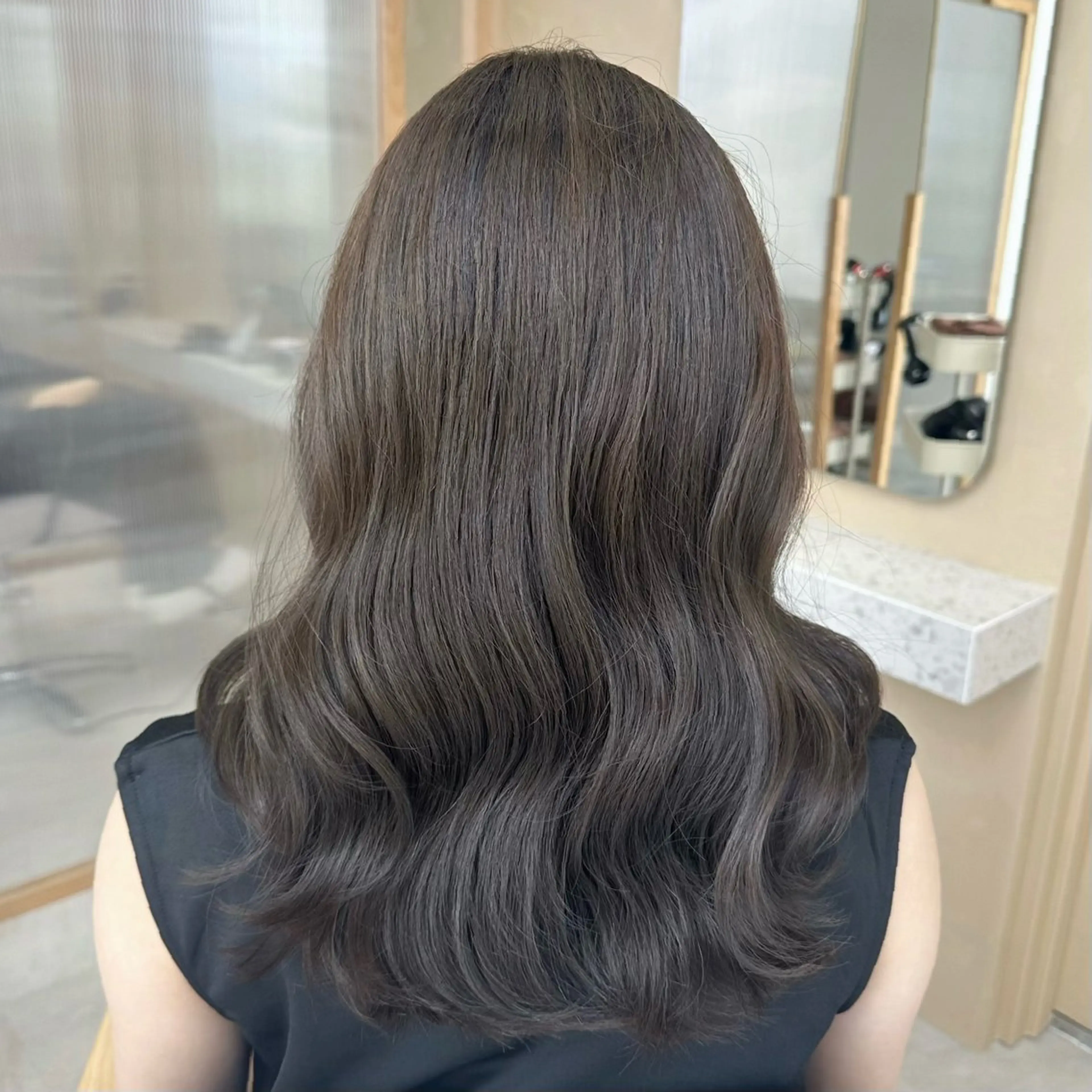 セミロング カラー カット ヘアカラー トリートメント 🌜美髪矯正/艶髪 /ボブ/こころ🌛のヘアスタイル