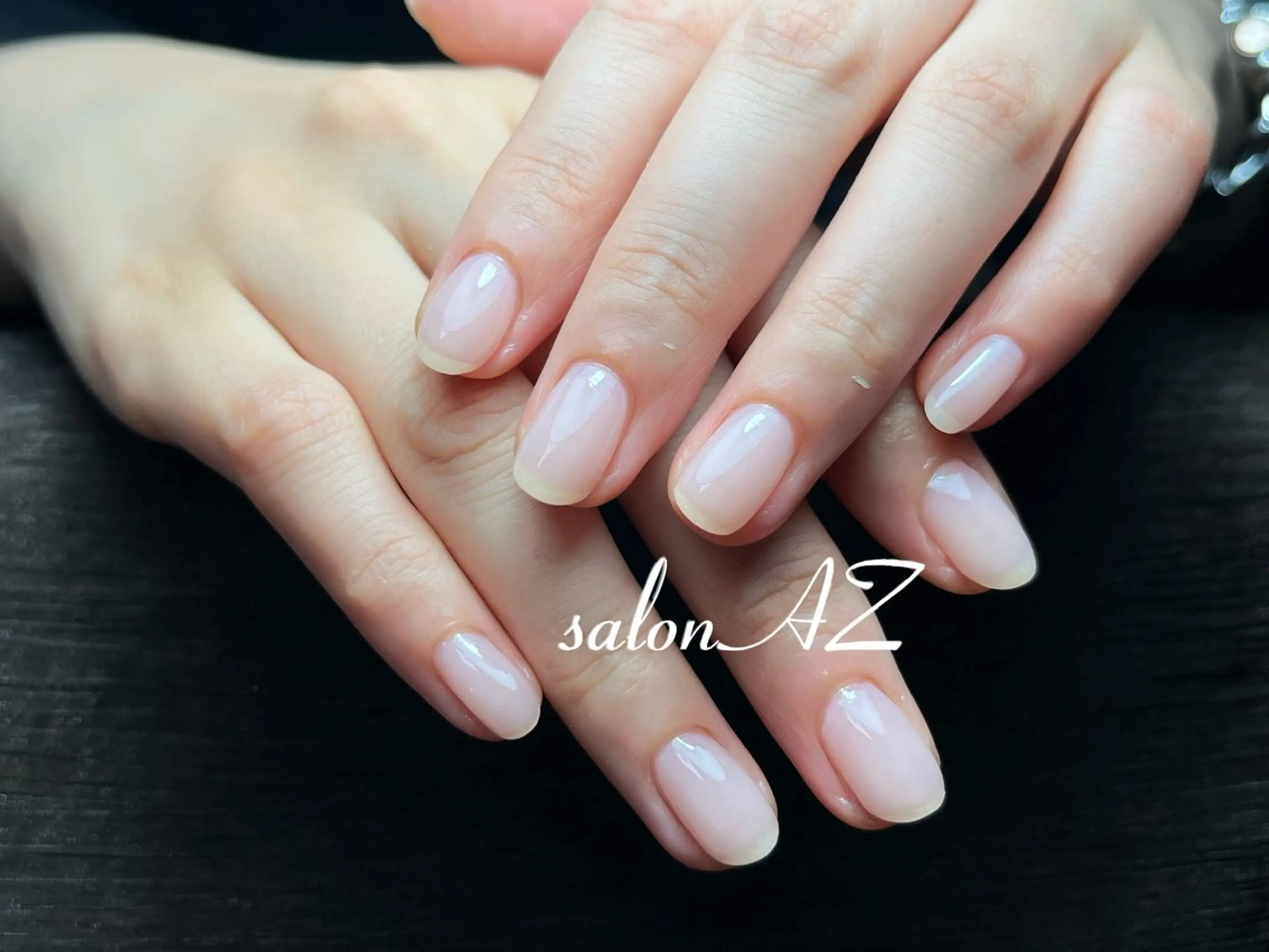 ネイル アートネイル 長さ出し フットネイル フレンチネイル ジェルネイル salon AZのネイルデザイン