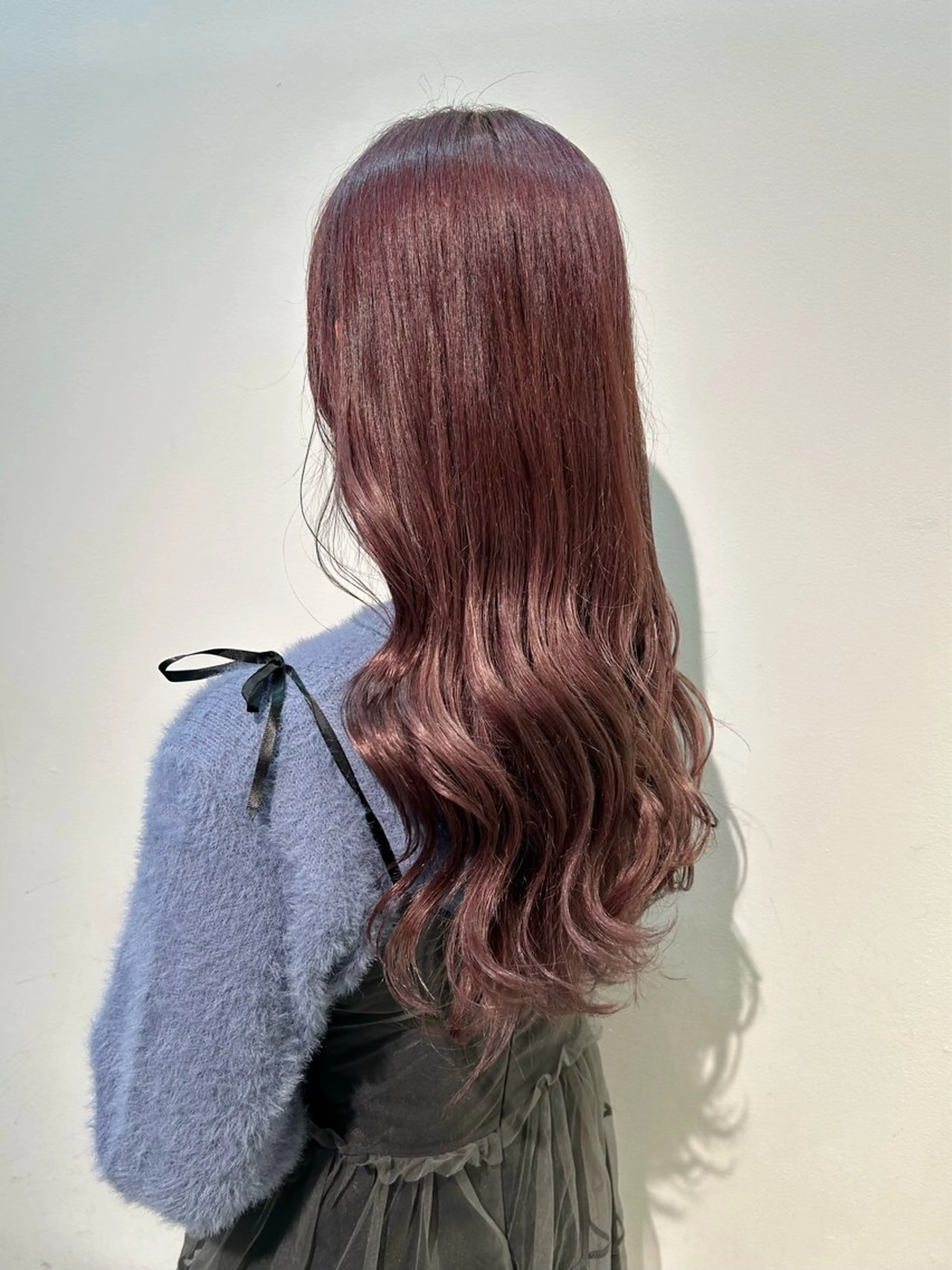 セミロング カラー ベージュカラー ブリーチ ピンクカラー ピンクベージュ カット ヘアカラー トリートメント ボブレイヤー/ カラー診断/Amiのヘアスタイル
