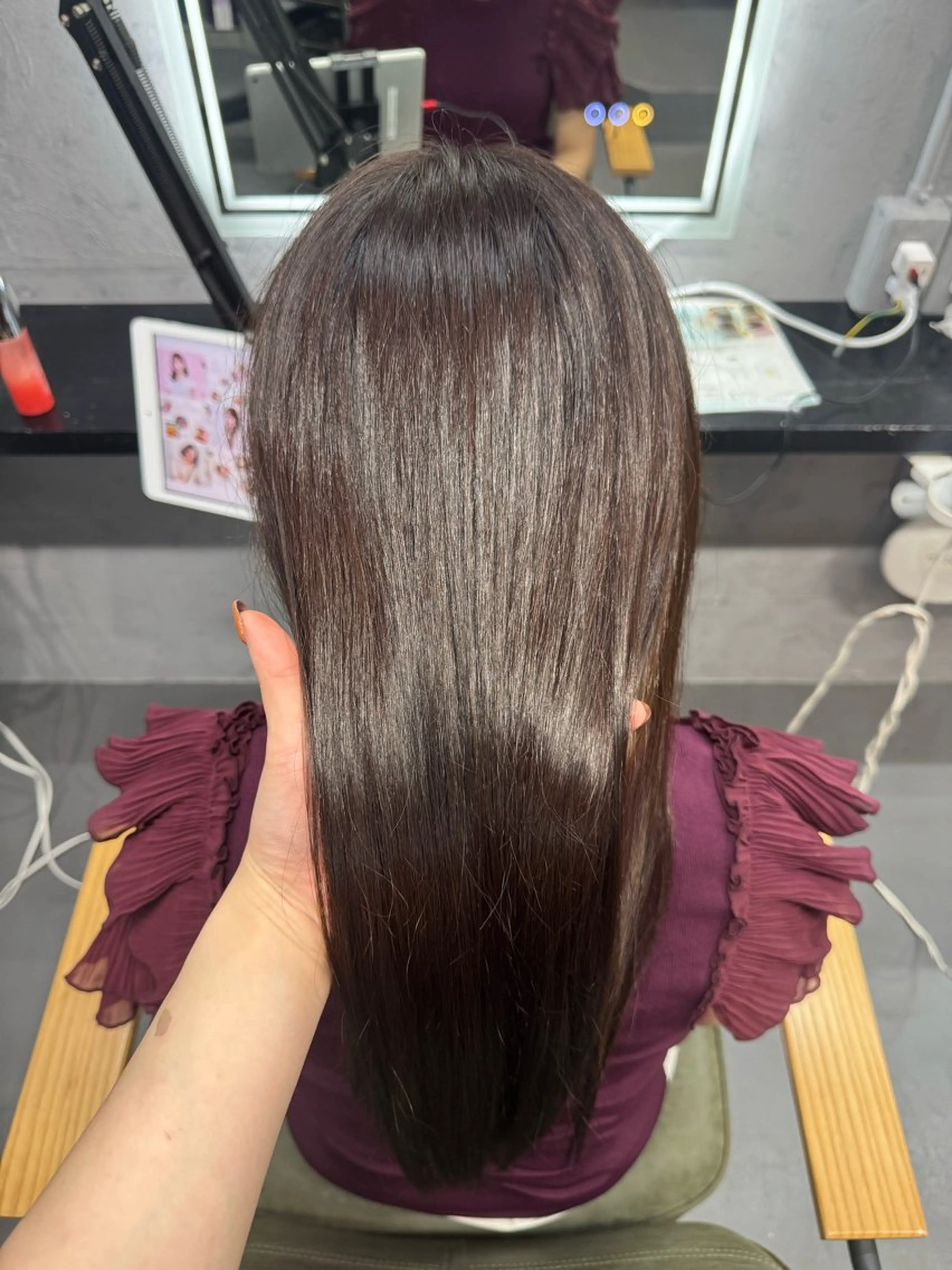 カラー ブラウンカラー やぶかみ りんのヘアスタイル