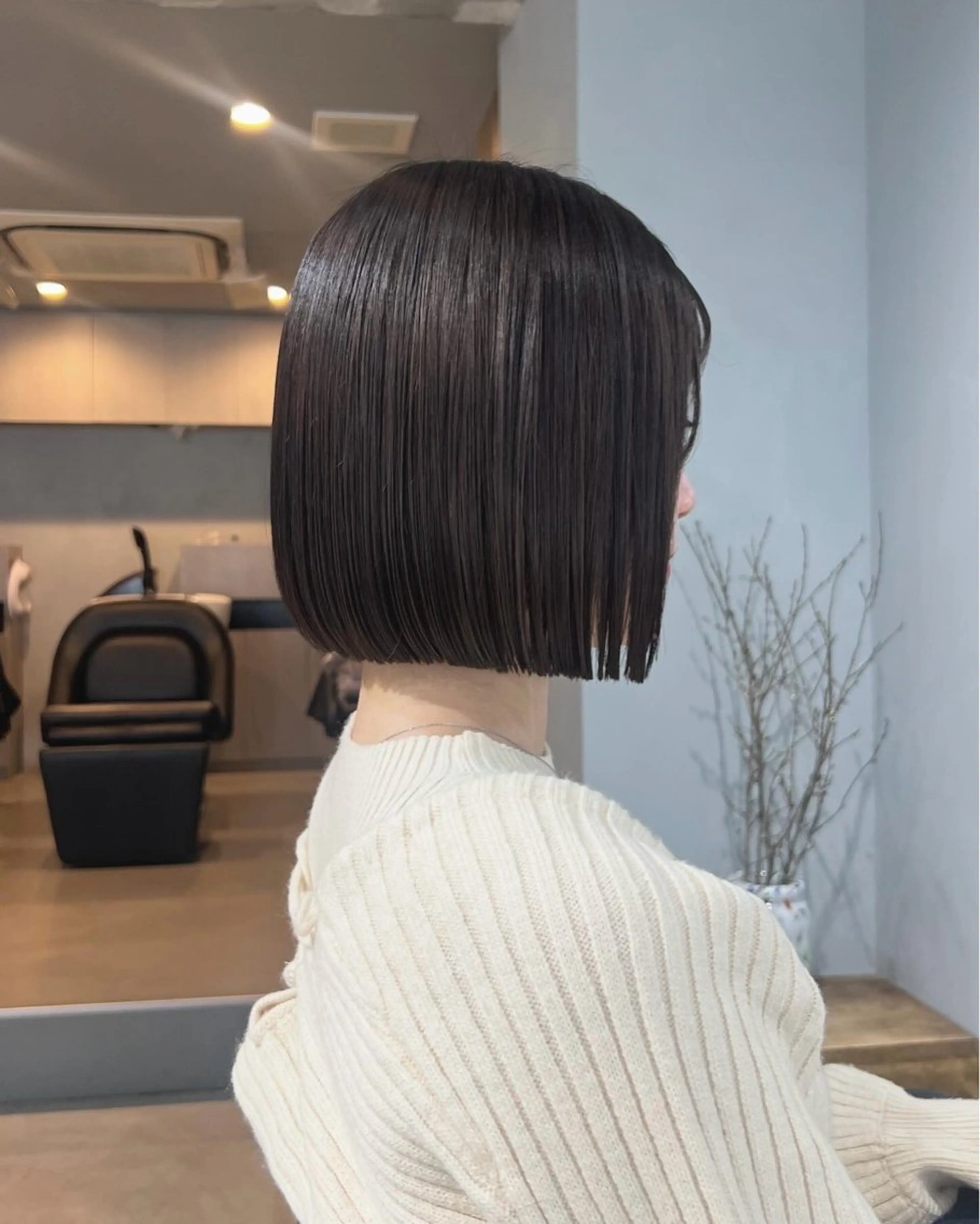 ミディアム カラー カット ヘアカラー トリートメント akane/ボブ /ブラウンベージュのヘアスタイル