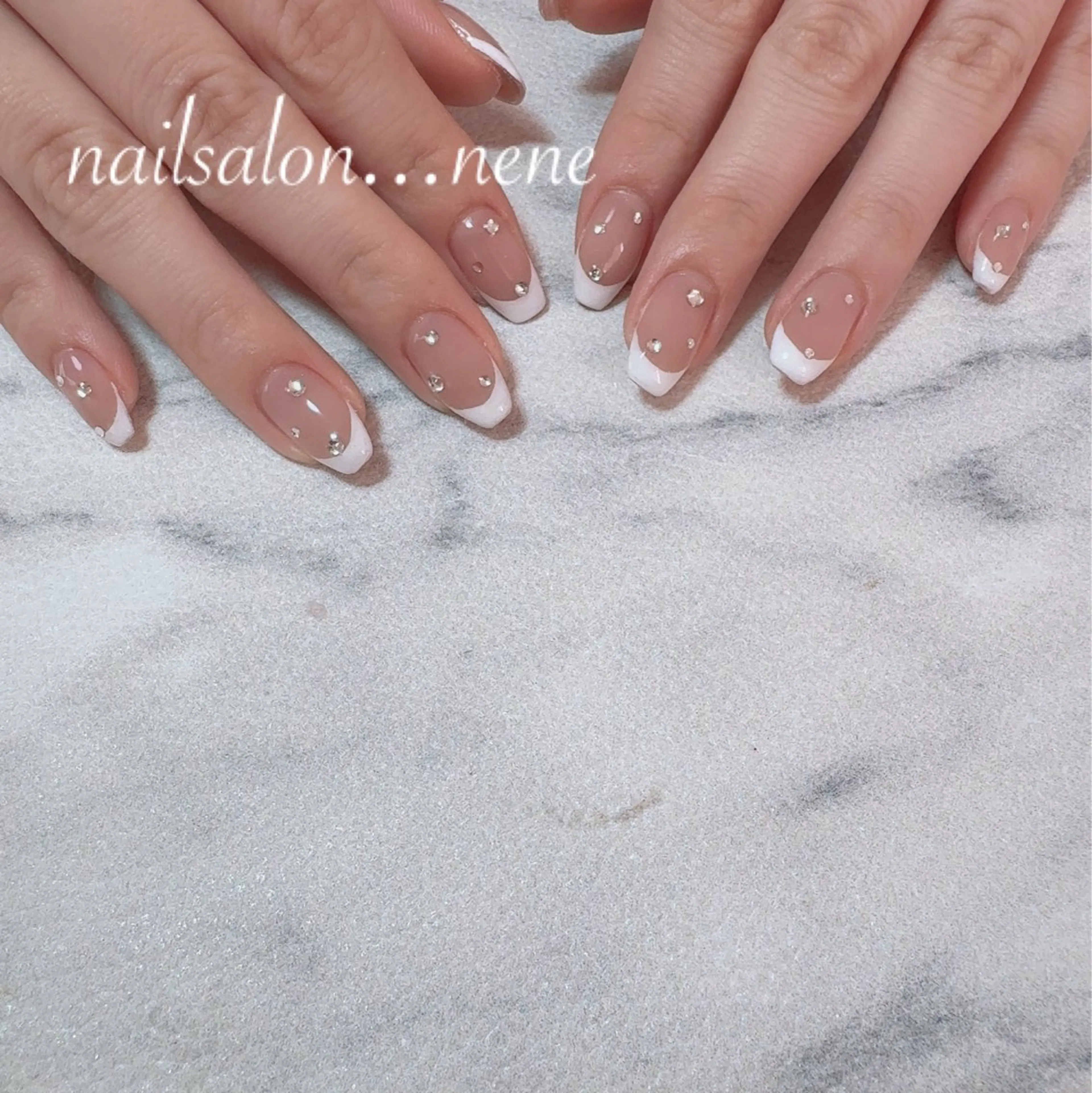 ネイル フレンチネイル nailsalon ...neneのネイルデザイン