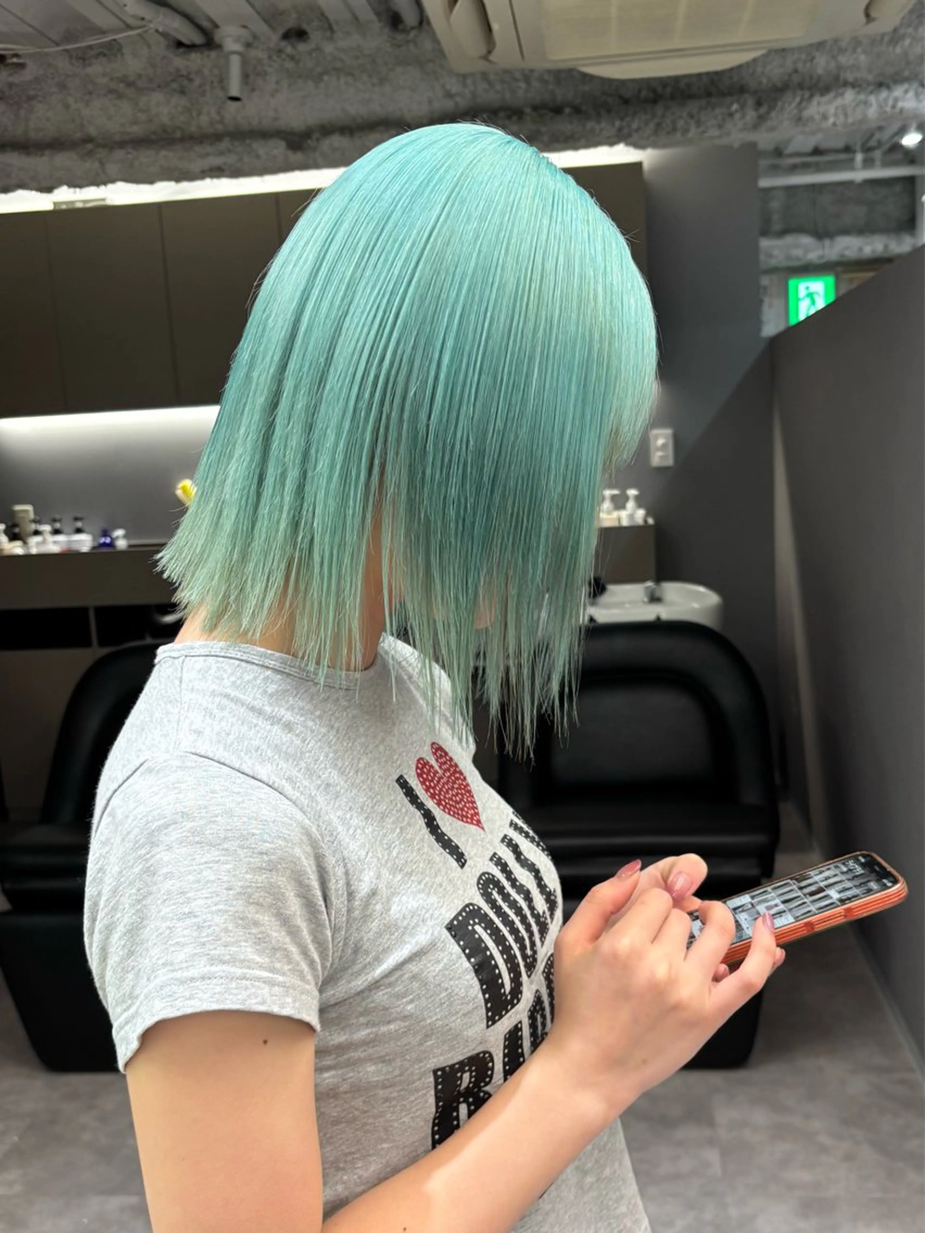 ミディアム カラー ブリーチ 名古屋／デザイン／ ブリーチ/松井亮磨のヘアスタイル