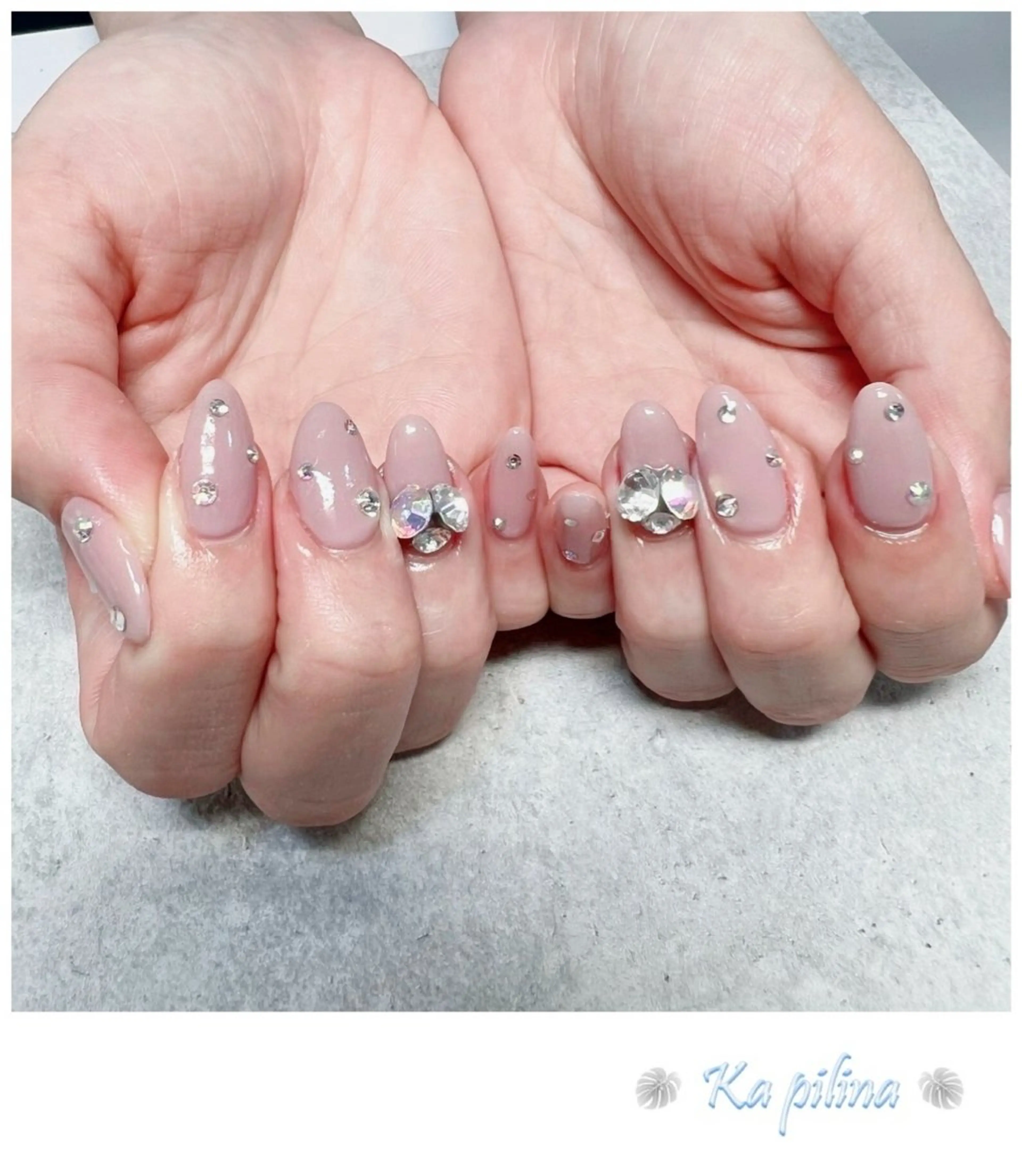 ネイル ジェルネイル キラキラネイル オフィスネイル Nail salon Ka pilinaのネイルデザイン