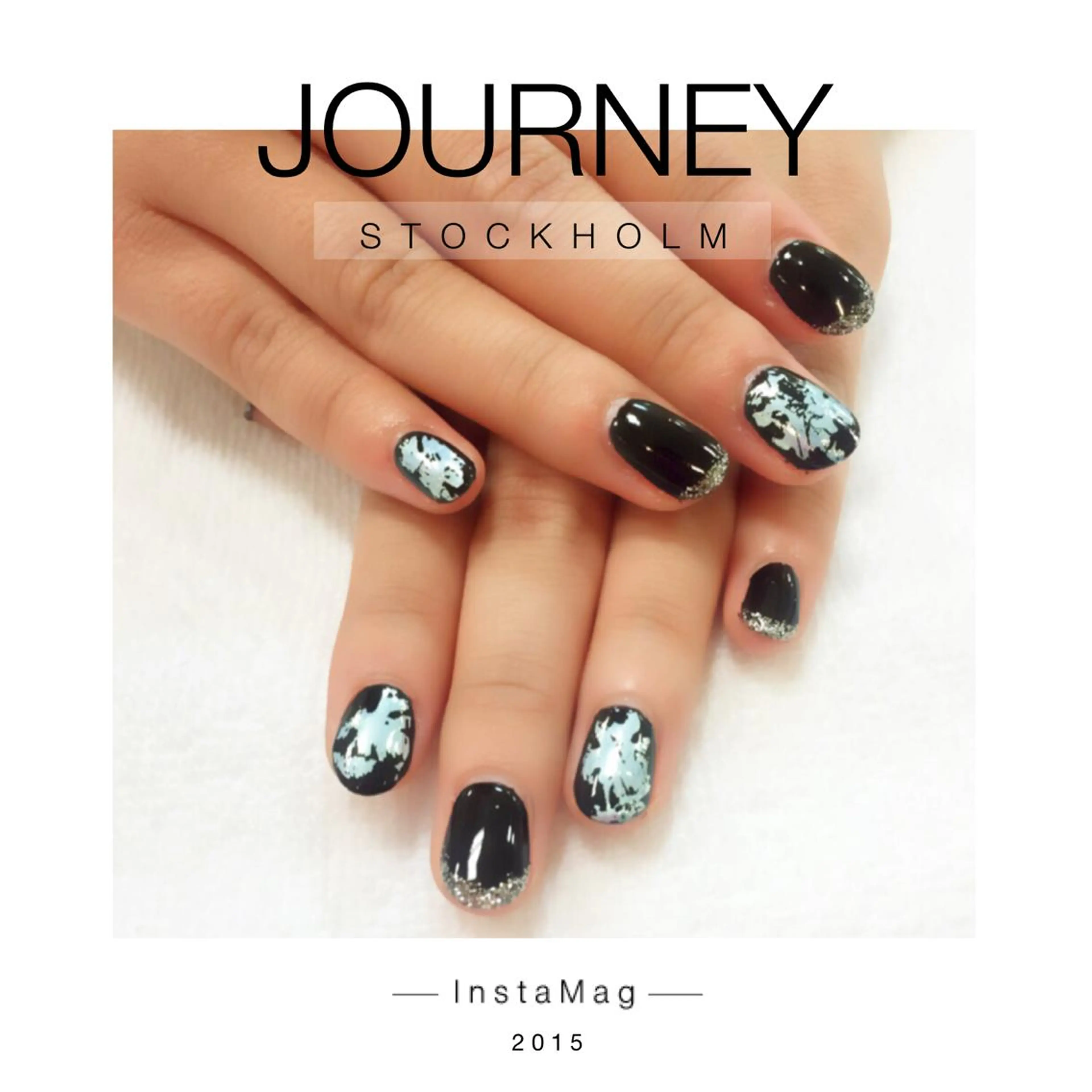 ネイル ラメ(グリッター) シルバー Ly   hair（リーヘア）所属・Lyhair🦊🎀 AKIのヘアスタイル