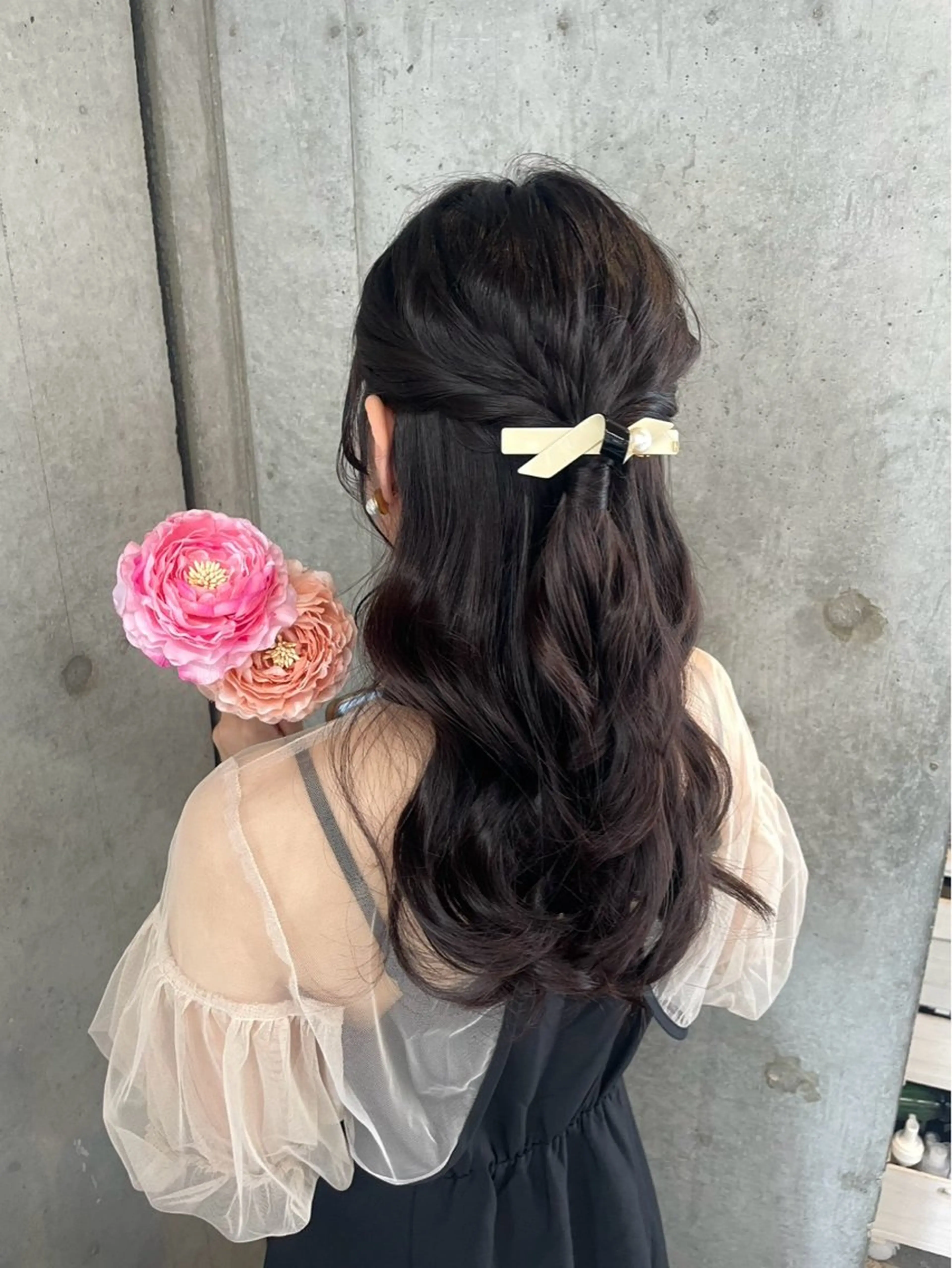 ロング ヘアアレンジ ヘアセット 美髪× ヘアセット✨Araiのヘアスタイル