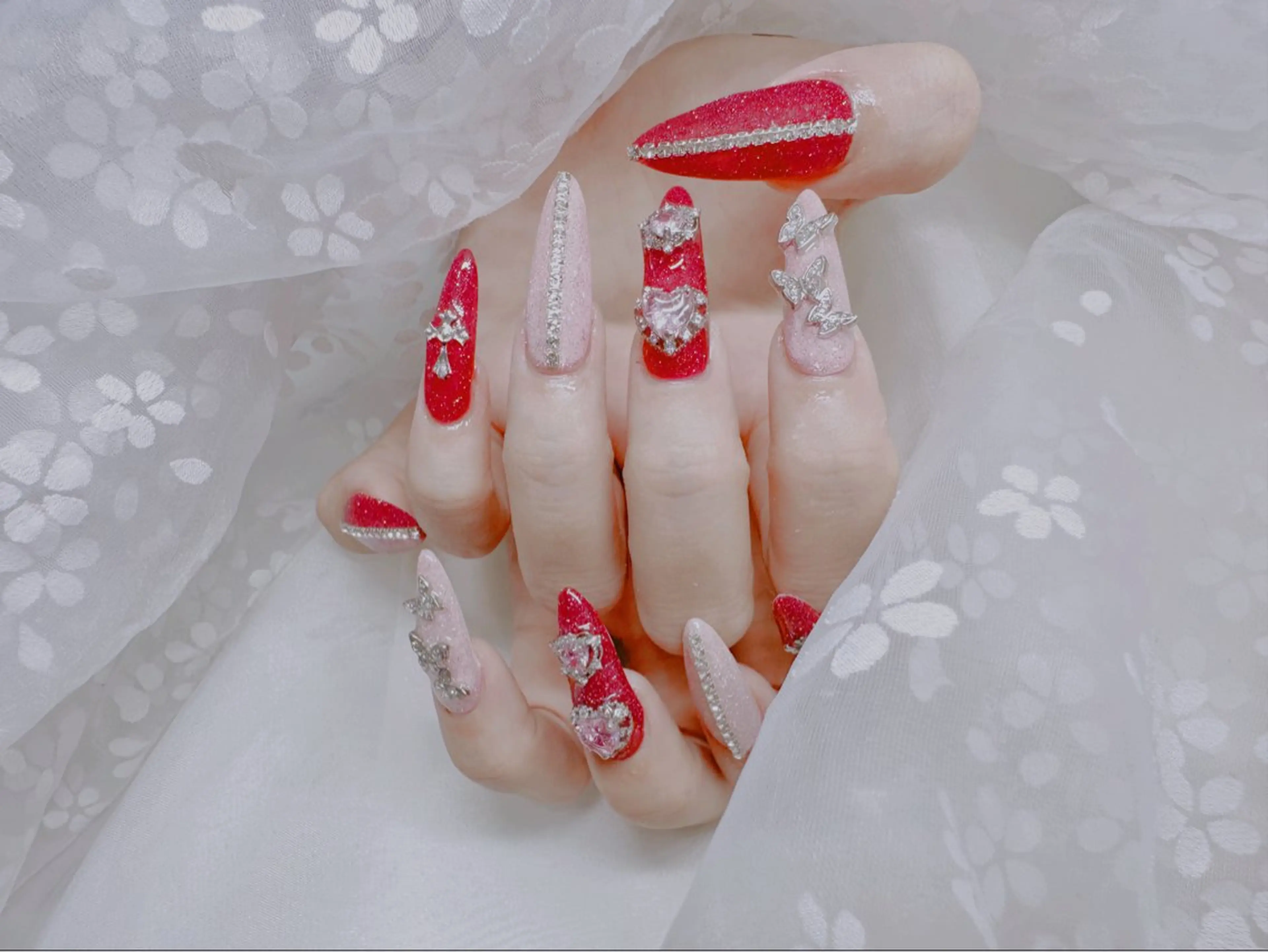 ロング ハンドネイル 長さだし専門店 ROKANAILのネイルデザイン