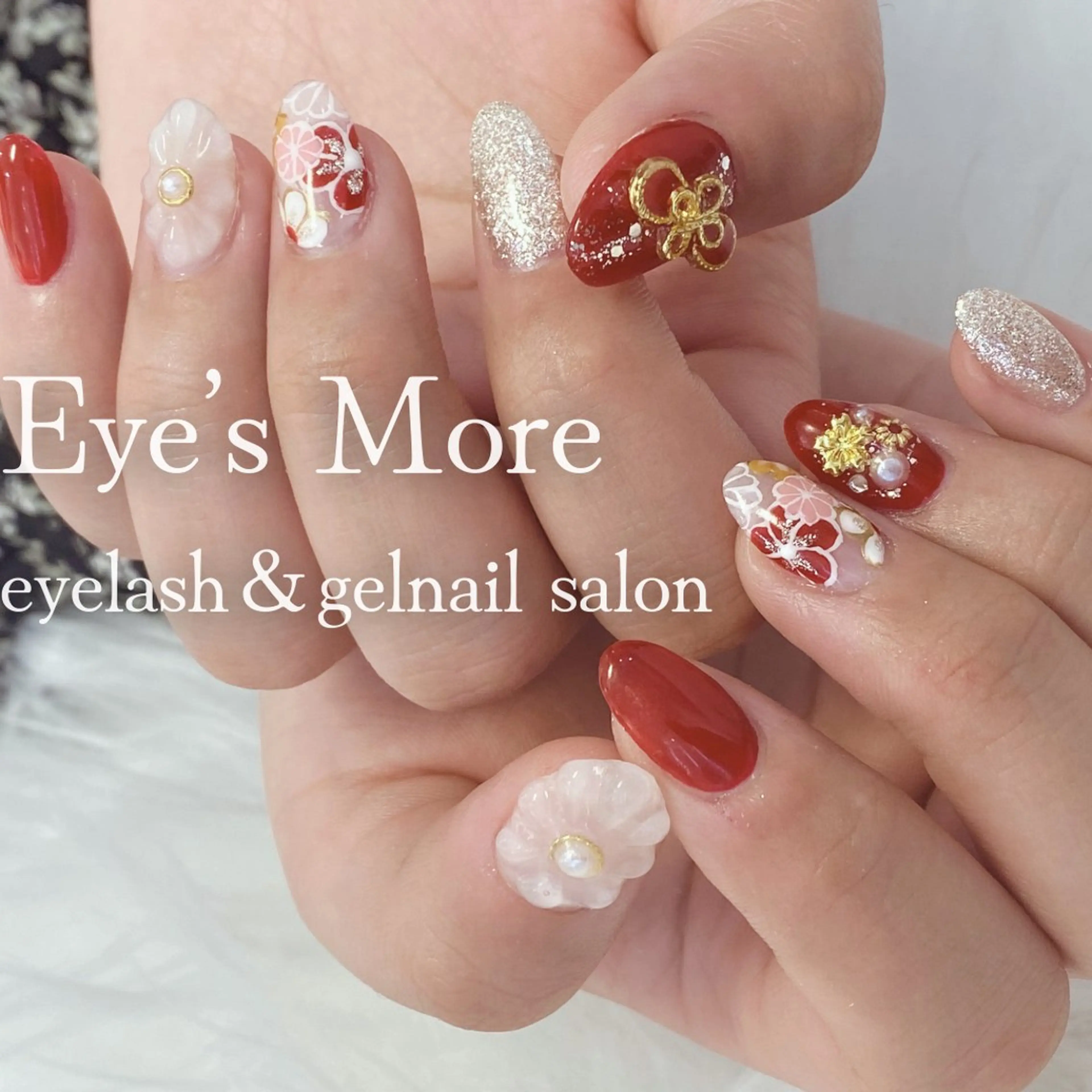 ネイル フラワーネイル ハンドネイル ハンドケア Mai Nailistのネイルデザイン