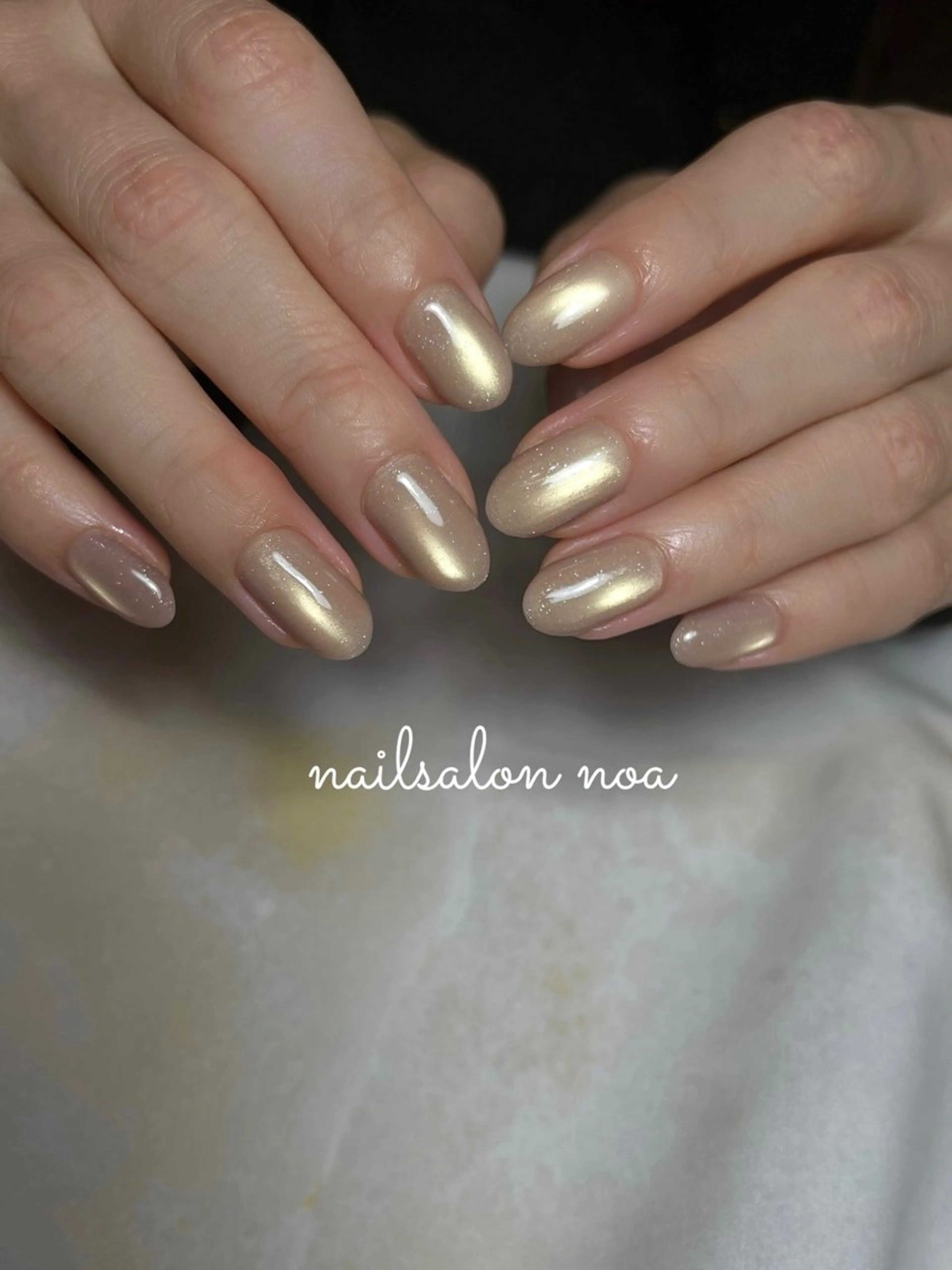 ネイル カジュアル マグネットネイル ニュアンスネイル ショートネイル ハンドネイル ショートネイル専門店 noaのネイルデザイン